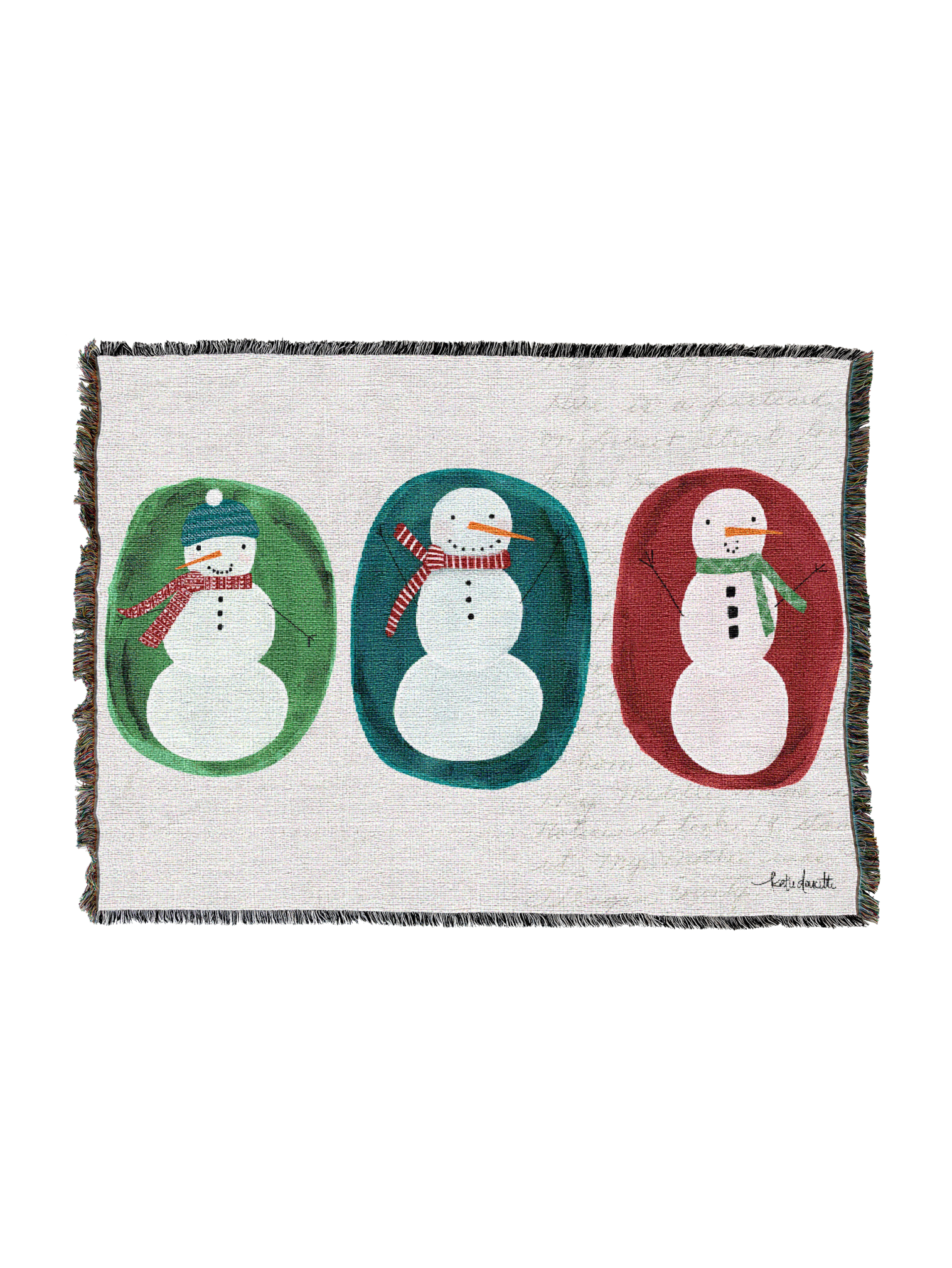 Friendly Snowmen Blanket
