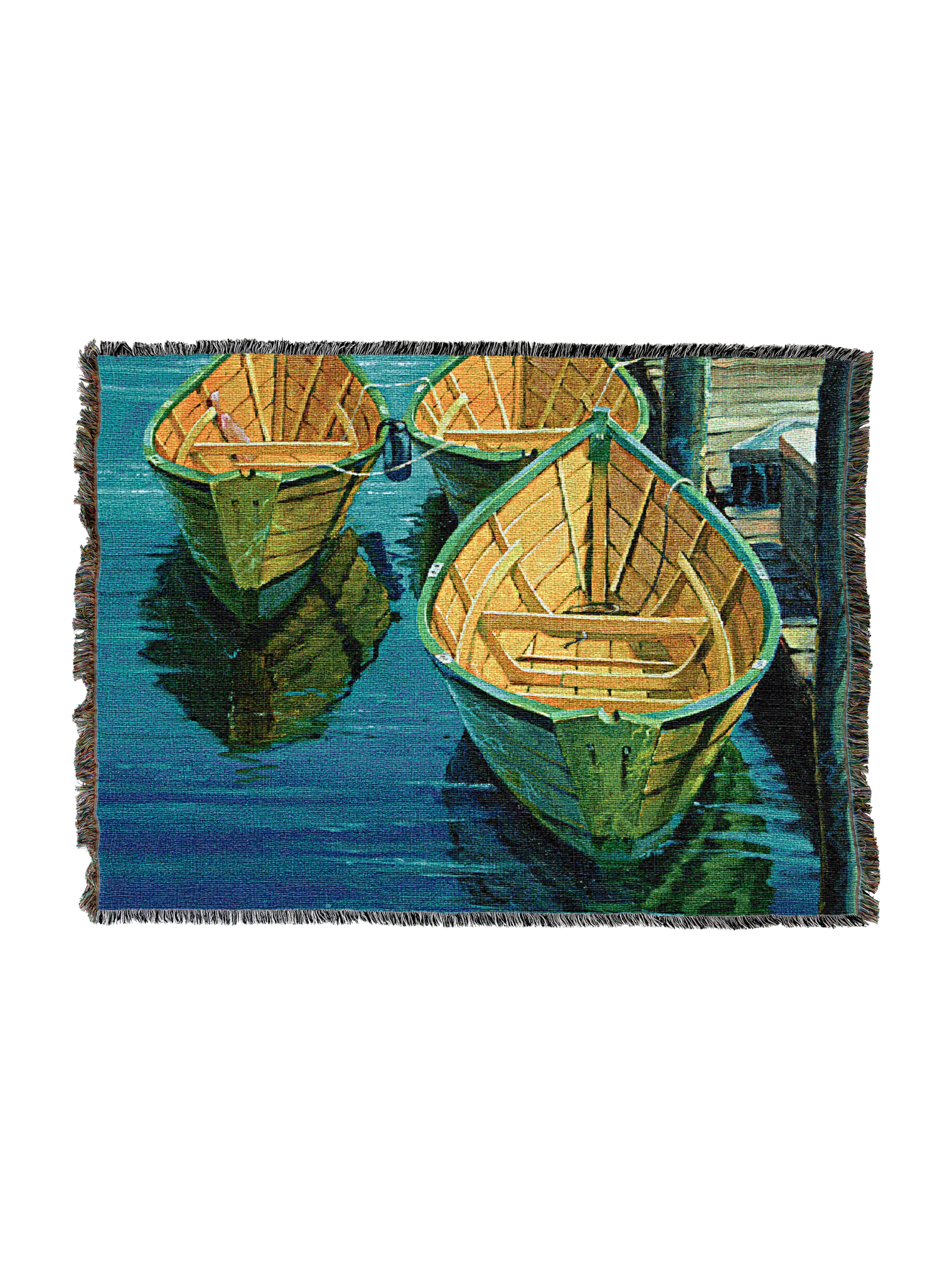 Gloucester Dory Boats Blanket