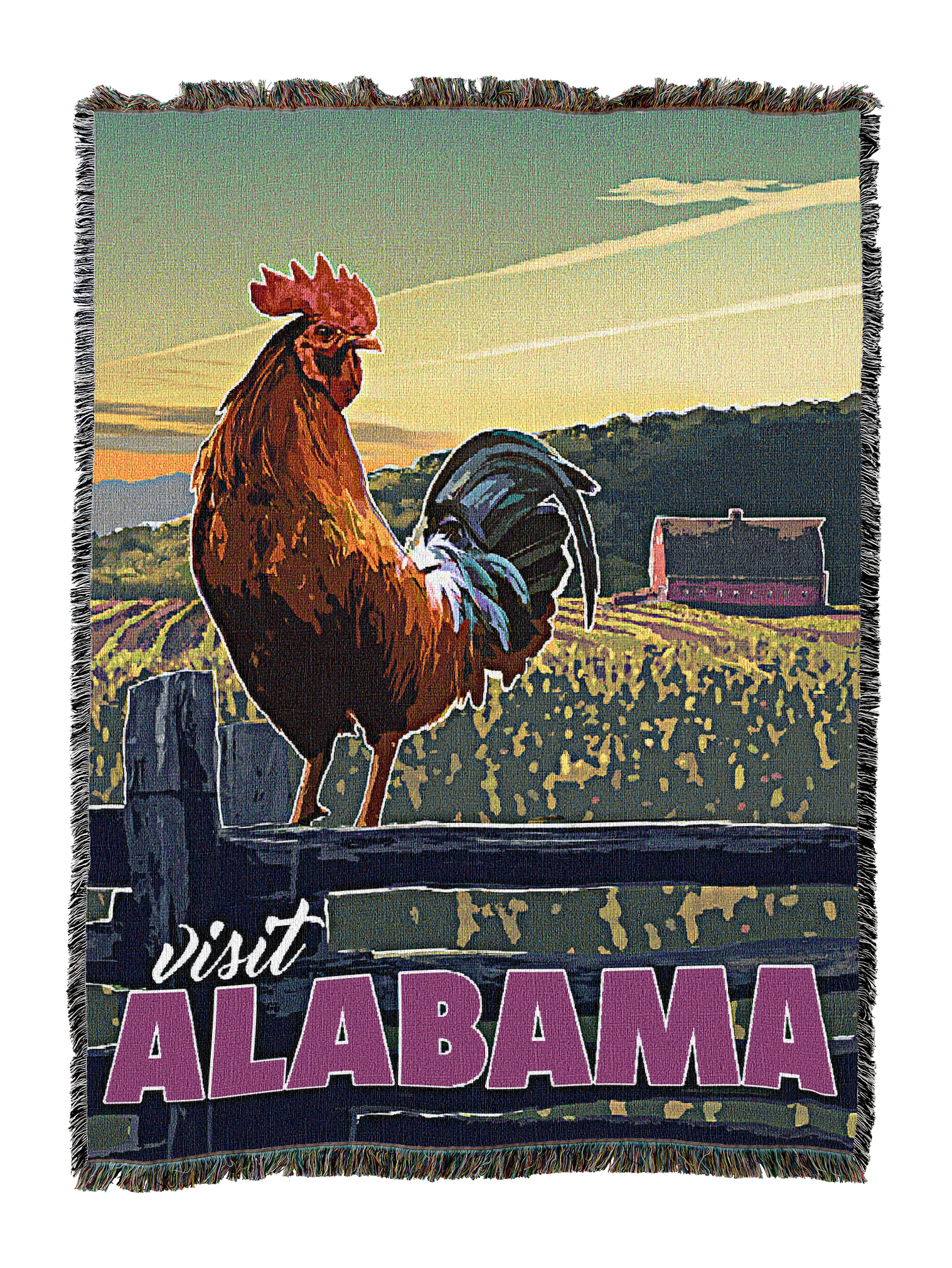 Alabama Poster Blanket