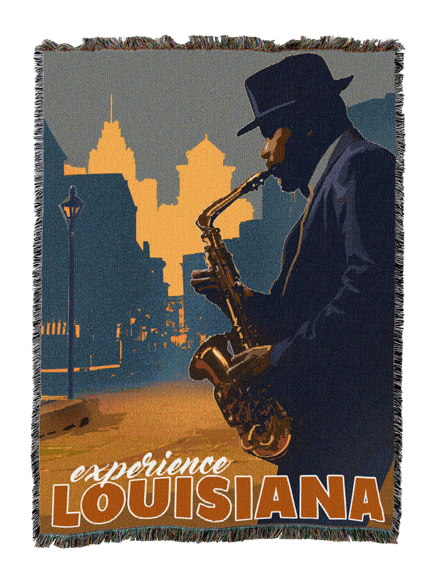 Louisiana Poster Blanket