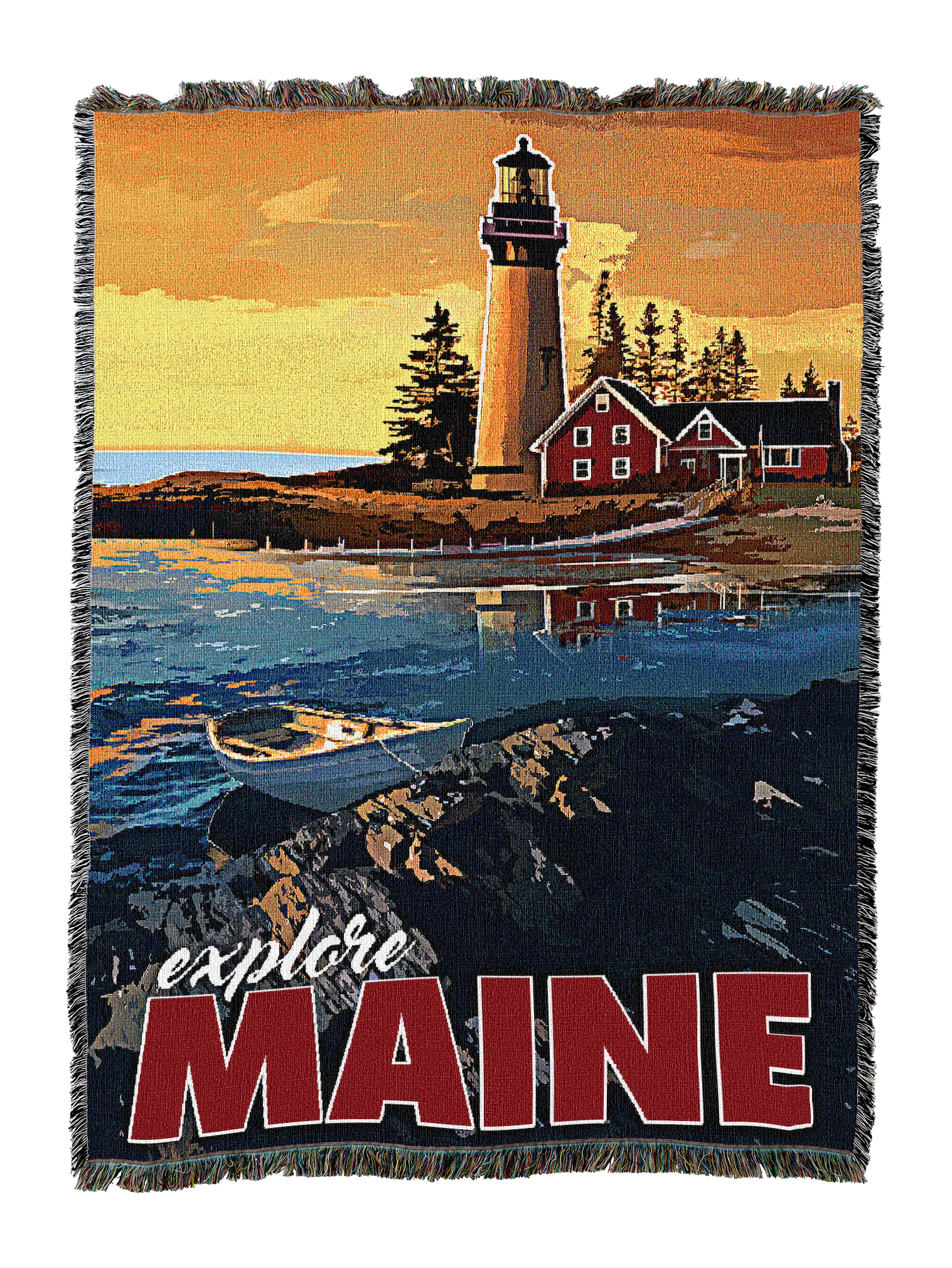 Maine Poster Blanket
