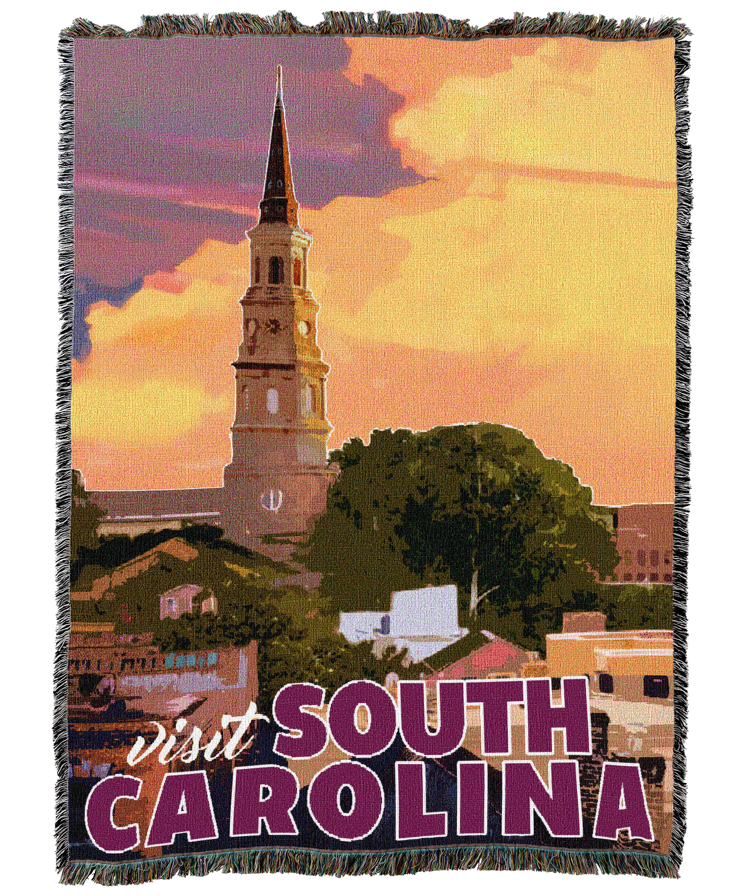 South Carolina Poster Blanket