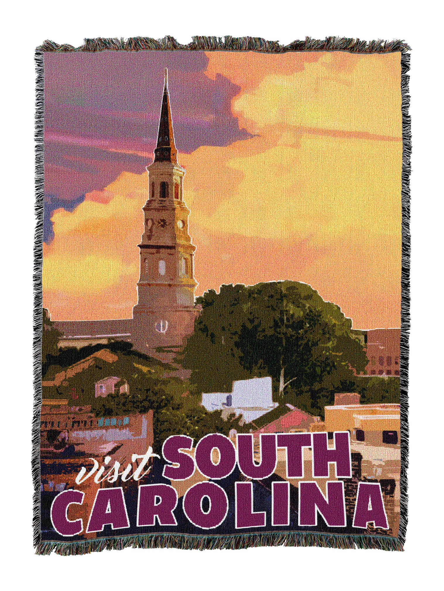 South Carolina Poster Blanket