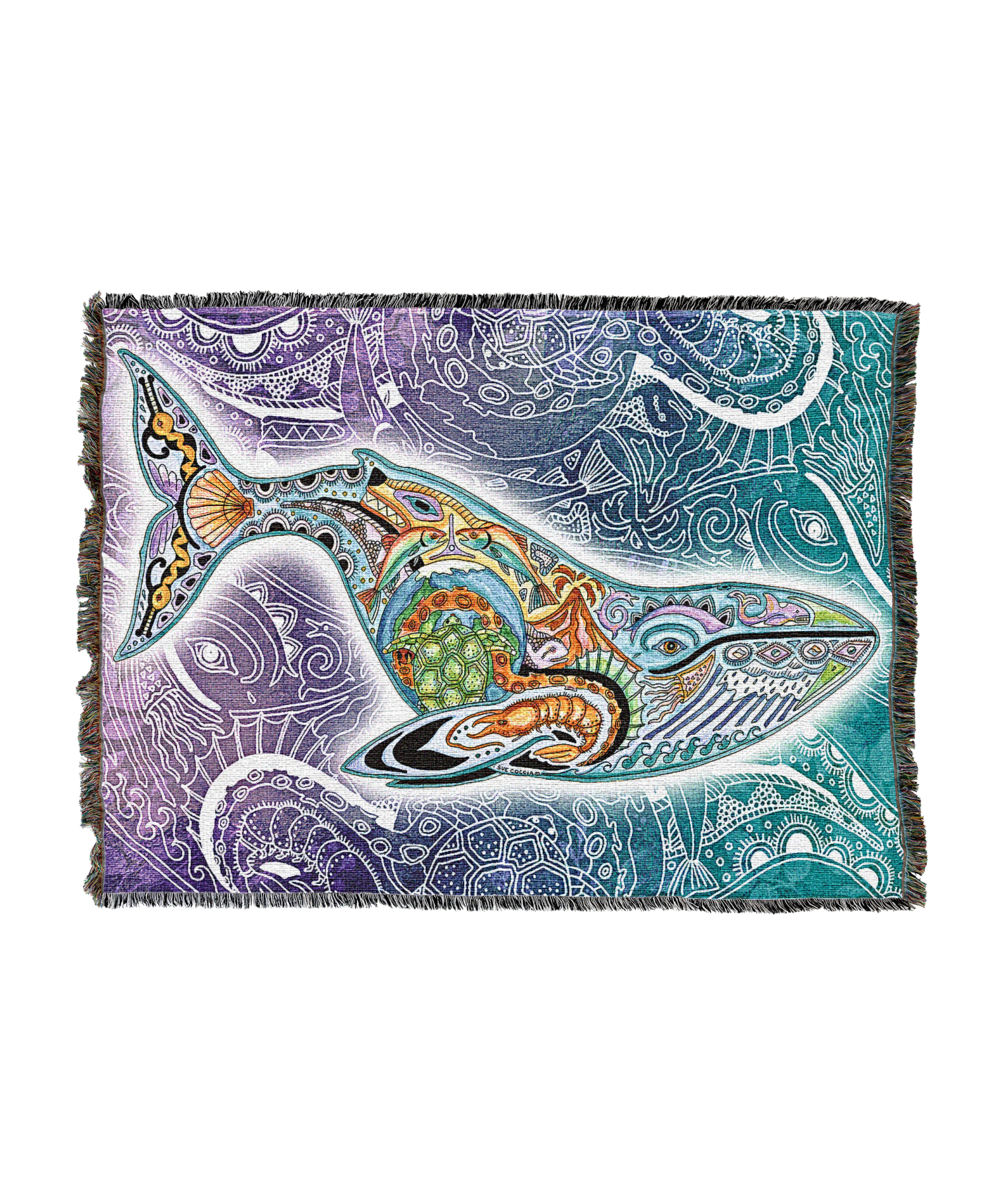 Blue Whale Blanket