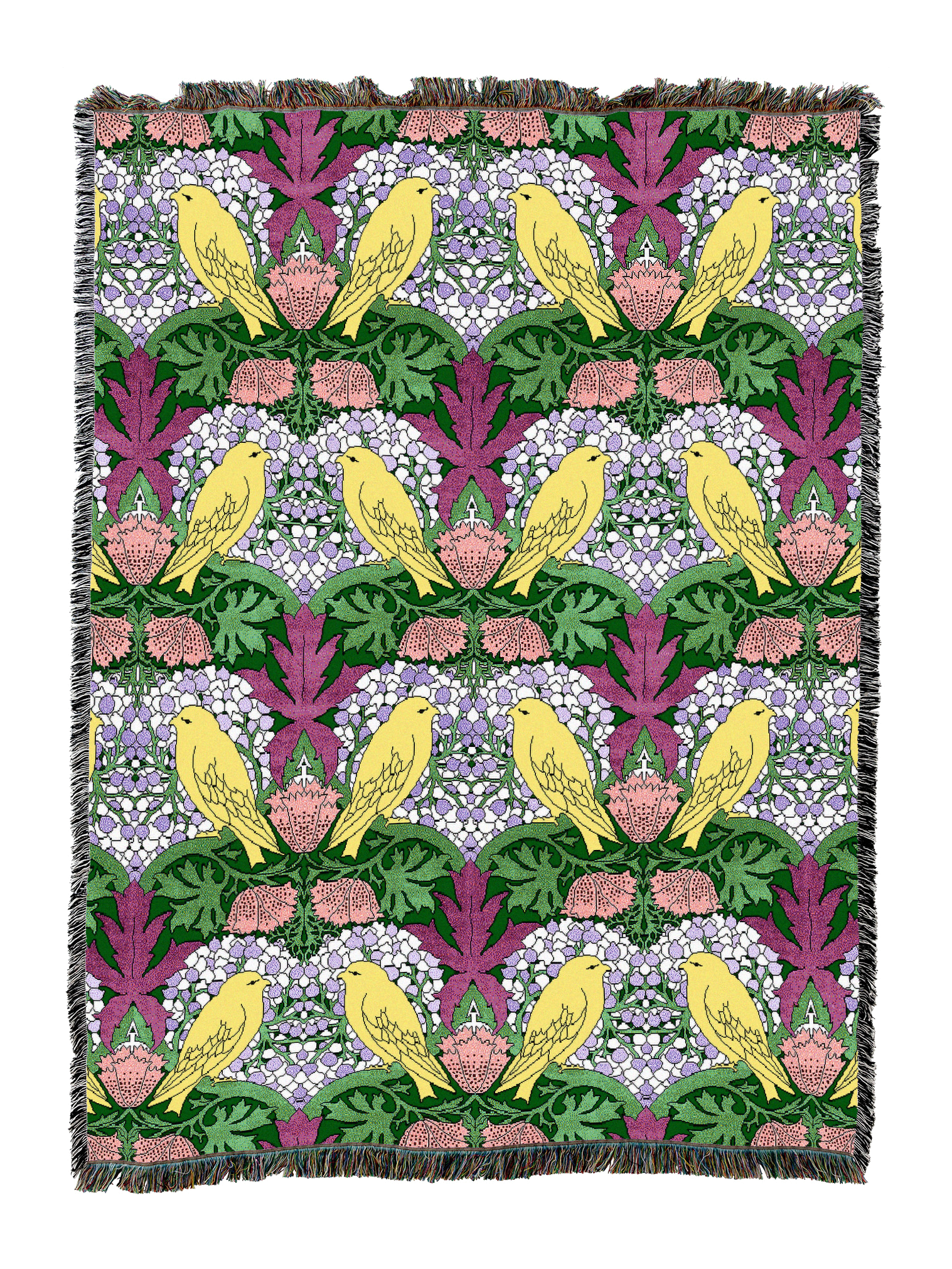 Cfa Voysey Birds And Berries Blanket