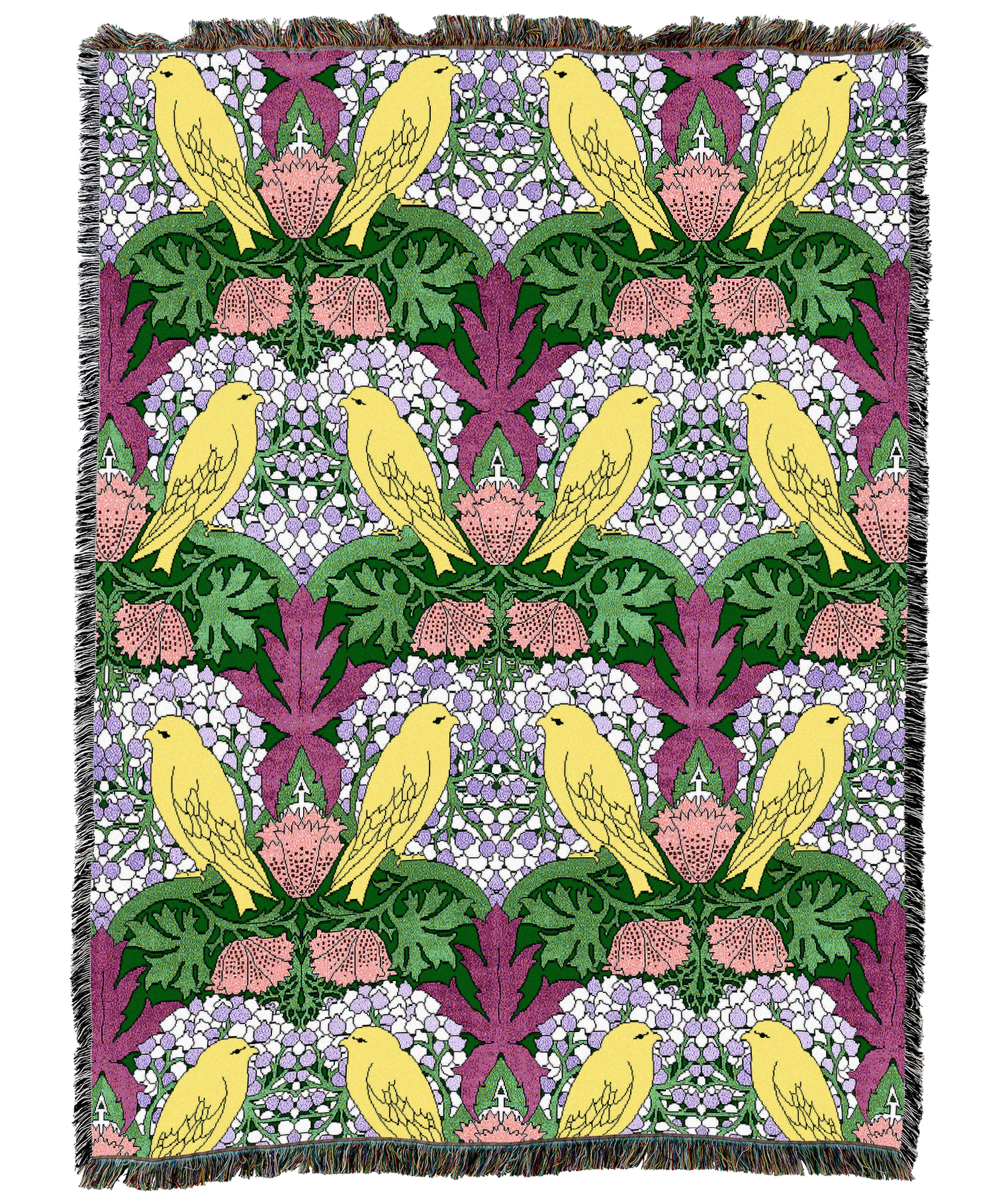Cfa Voysey Birds And Berries Blanket