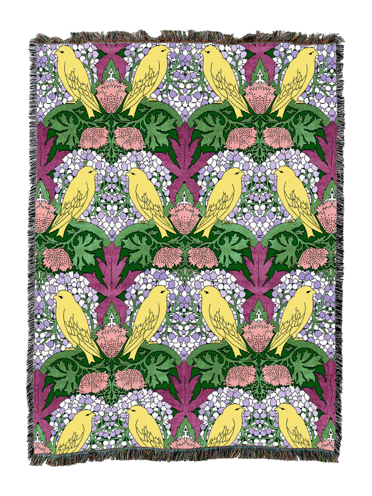 Cfa Voysey Birds And Berries Blanket