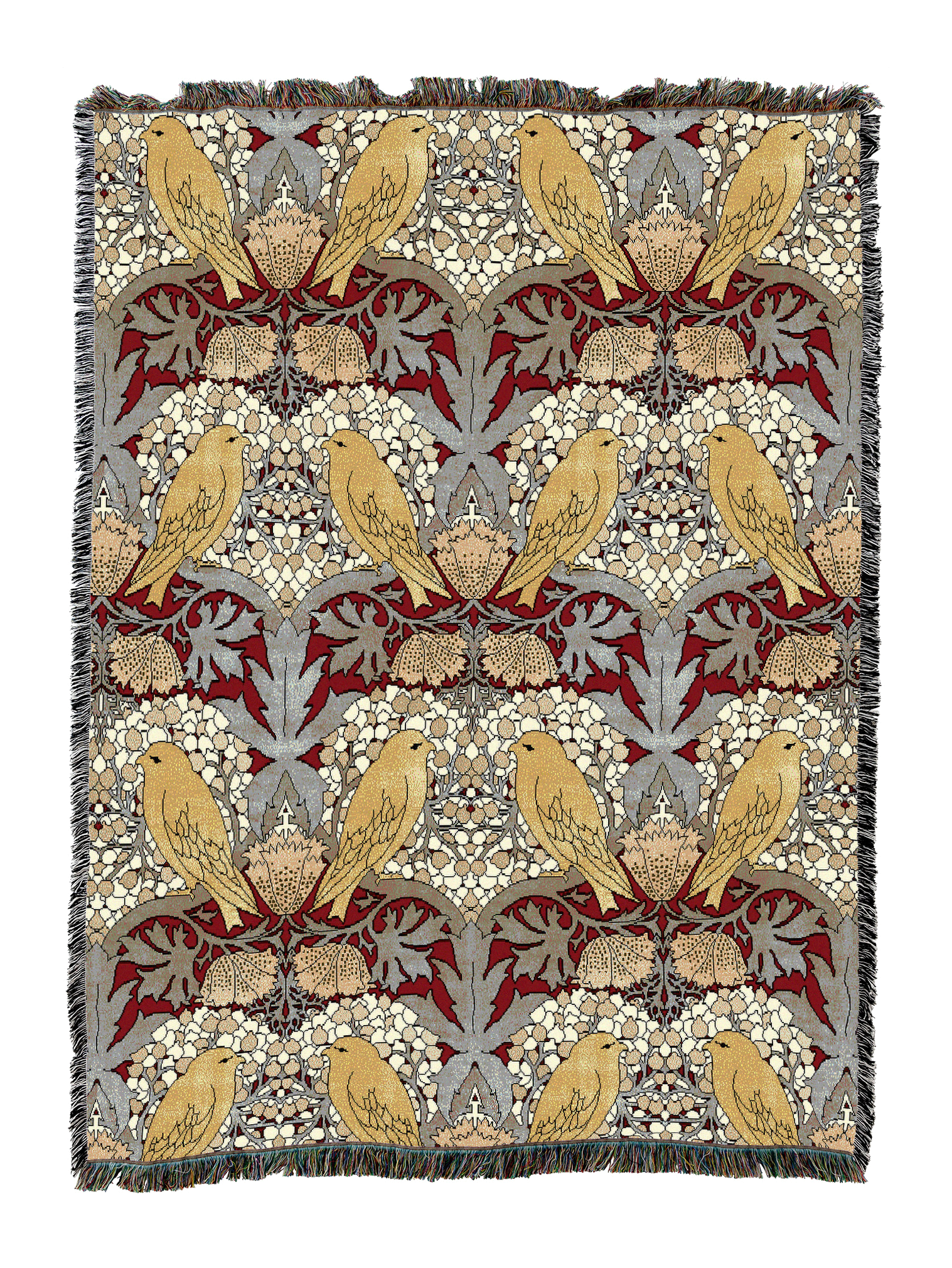 Cfa Voysey Birds And Berries Blanket