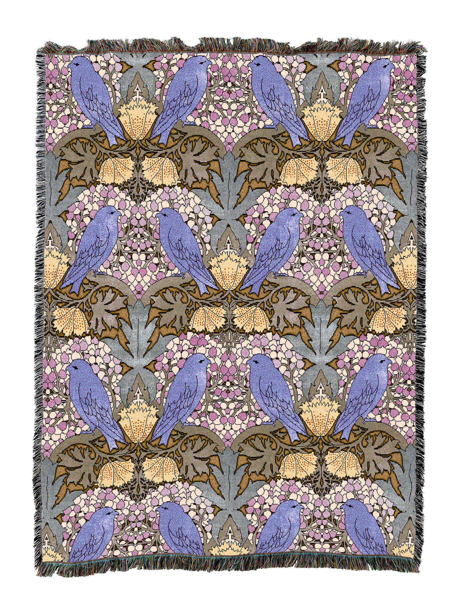 Cfa Voysey Birds And Berries Blanket