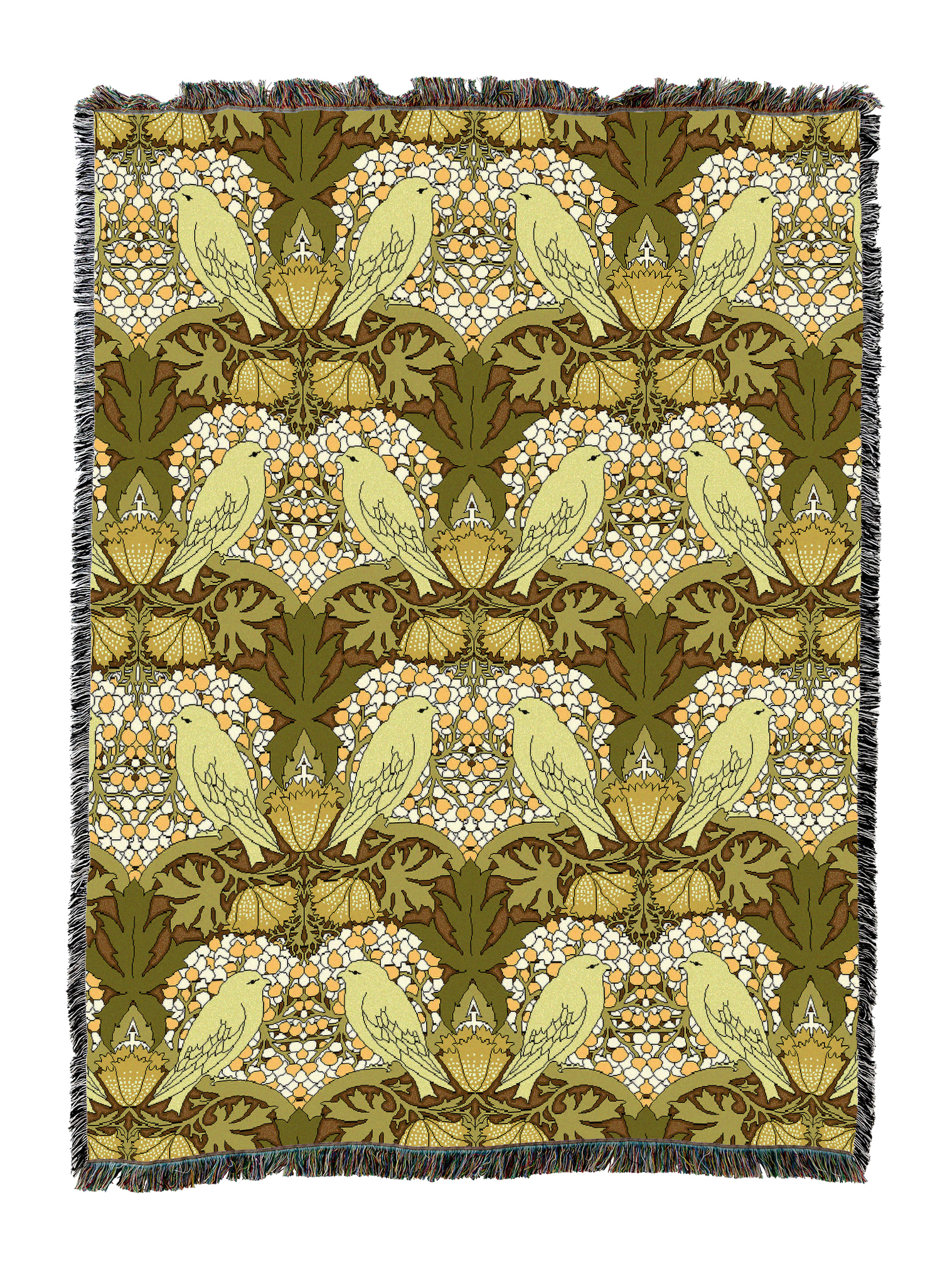 Cfa Voysey Birds And Berries Blanket