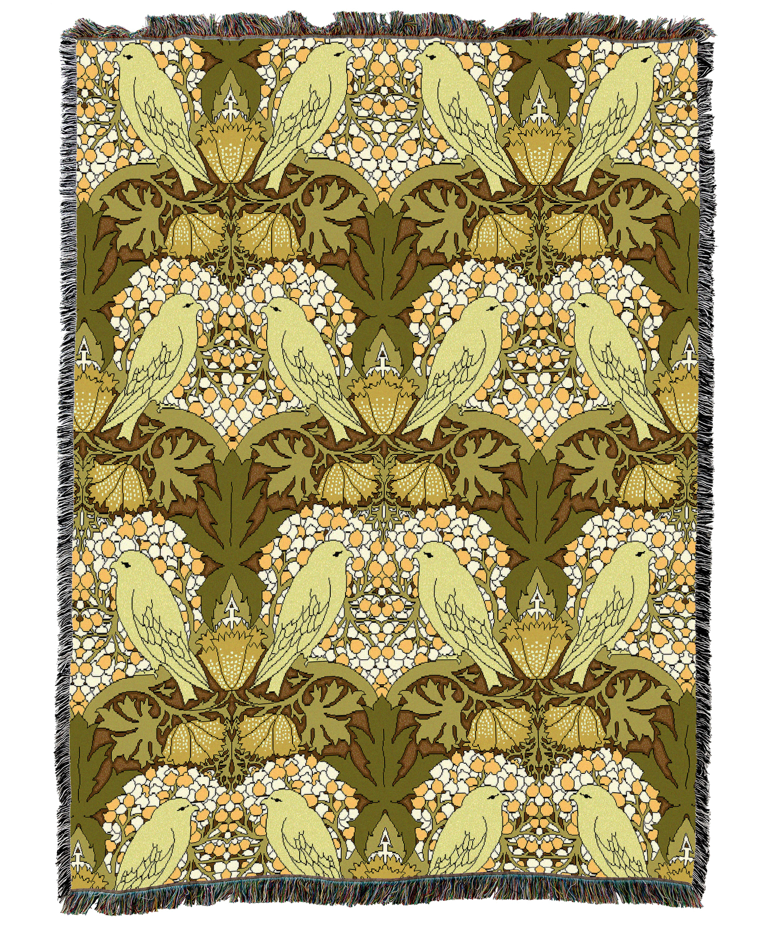 Cfa Voysey Birds And Berries Blanket