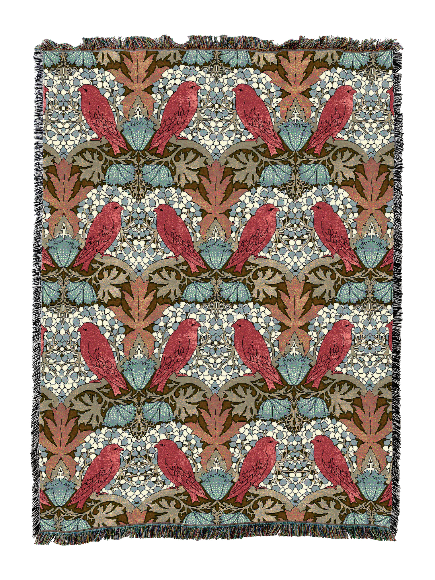 Cfa Voysey Birds And Berries Blanket