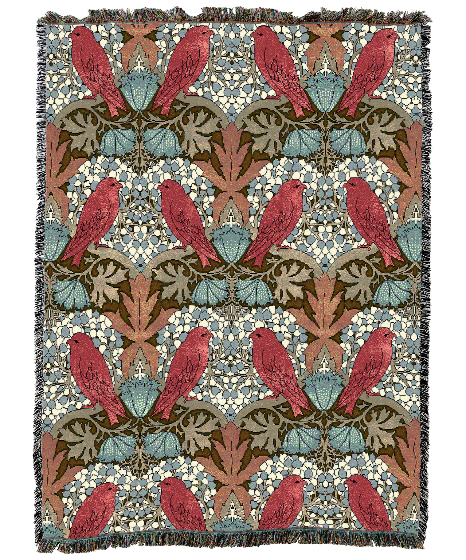 Cfa Voysey Birds And Berries Blanket