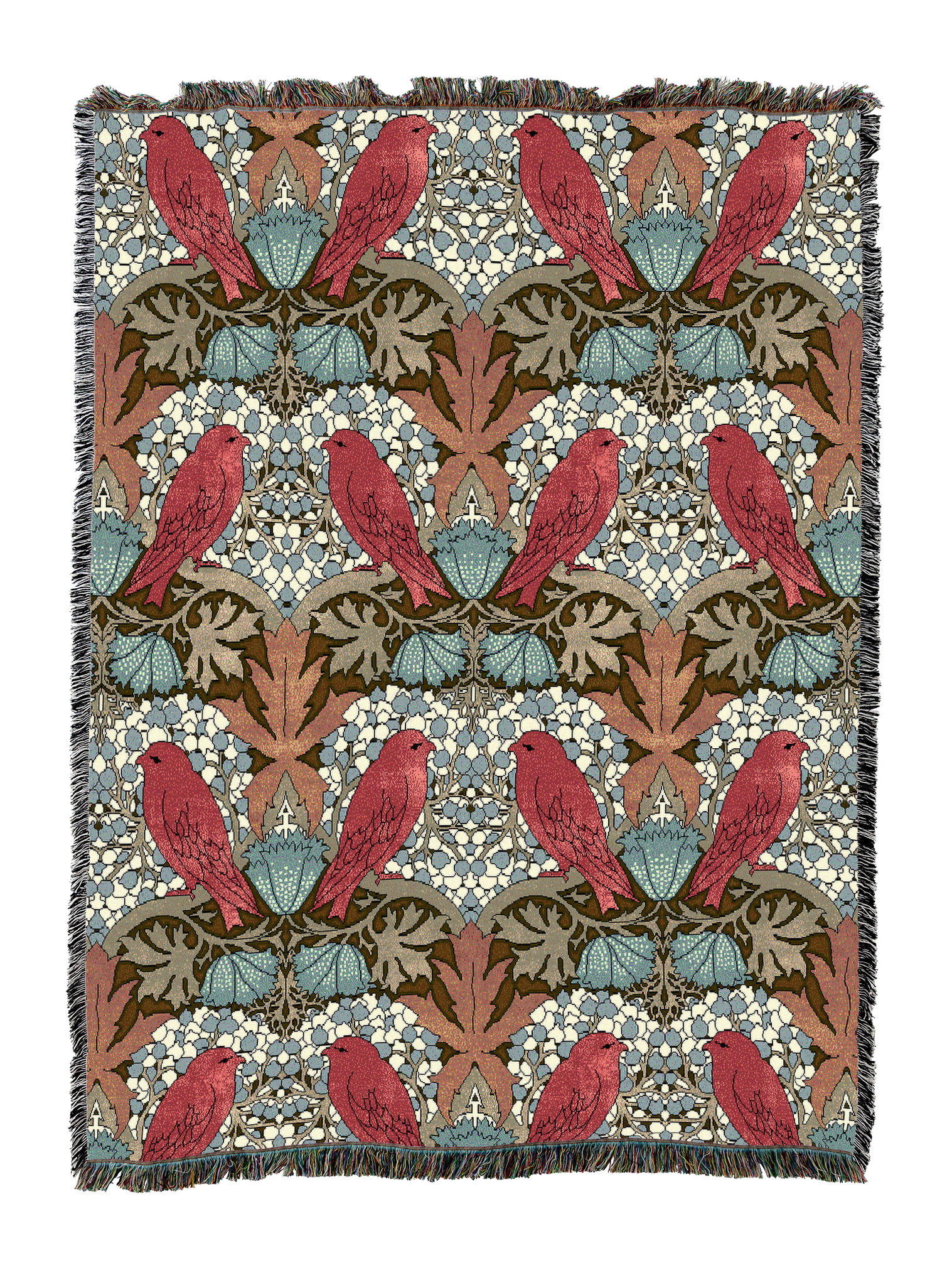 Cfa Voysey Birds And Berries Blanket