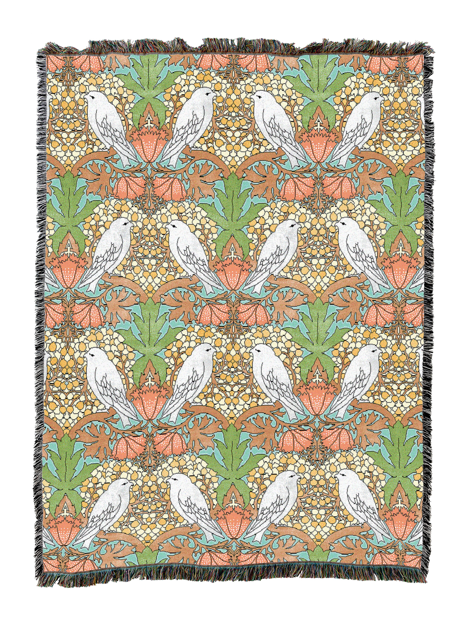 Cfa Voysey Birds And Berries Tropical Blanket Xl