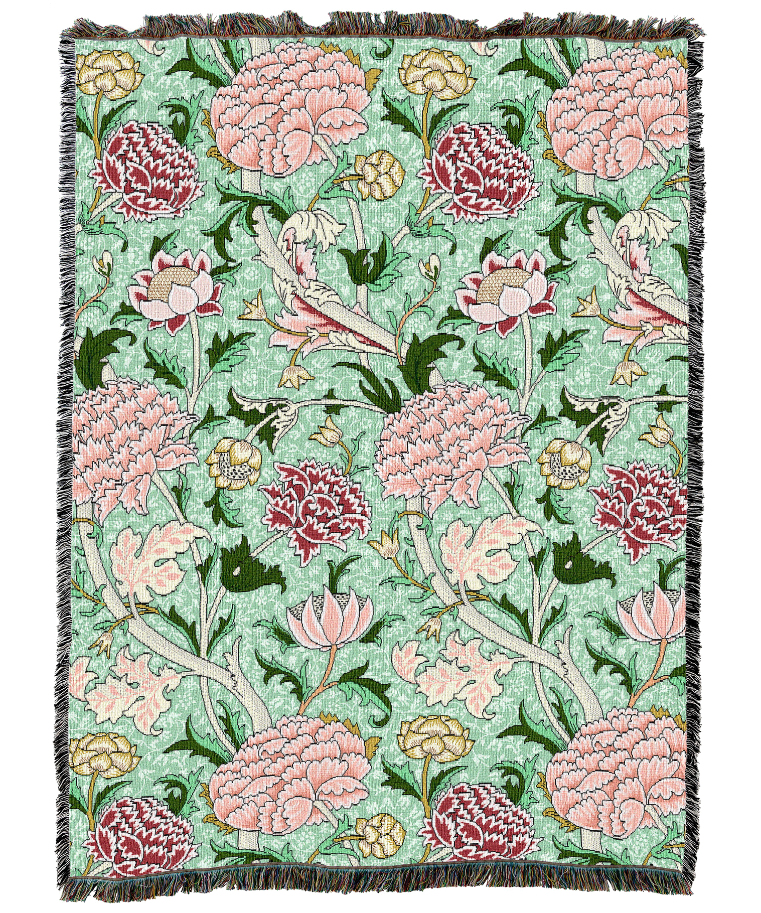 William Morris Cray Sage Blanket