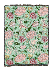 William Morris Cray Sage Blanket