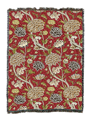William Morris Cray Cardinal Blanket XL