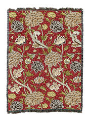 William Morris Cray Cardinal Blanket