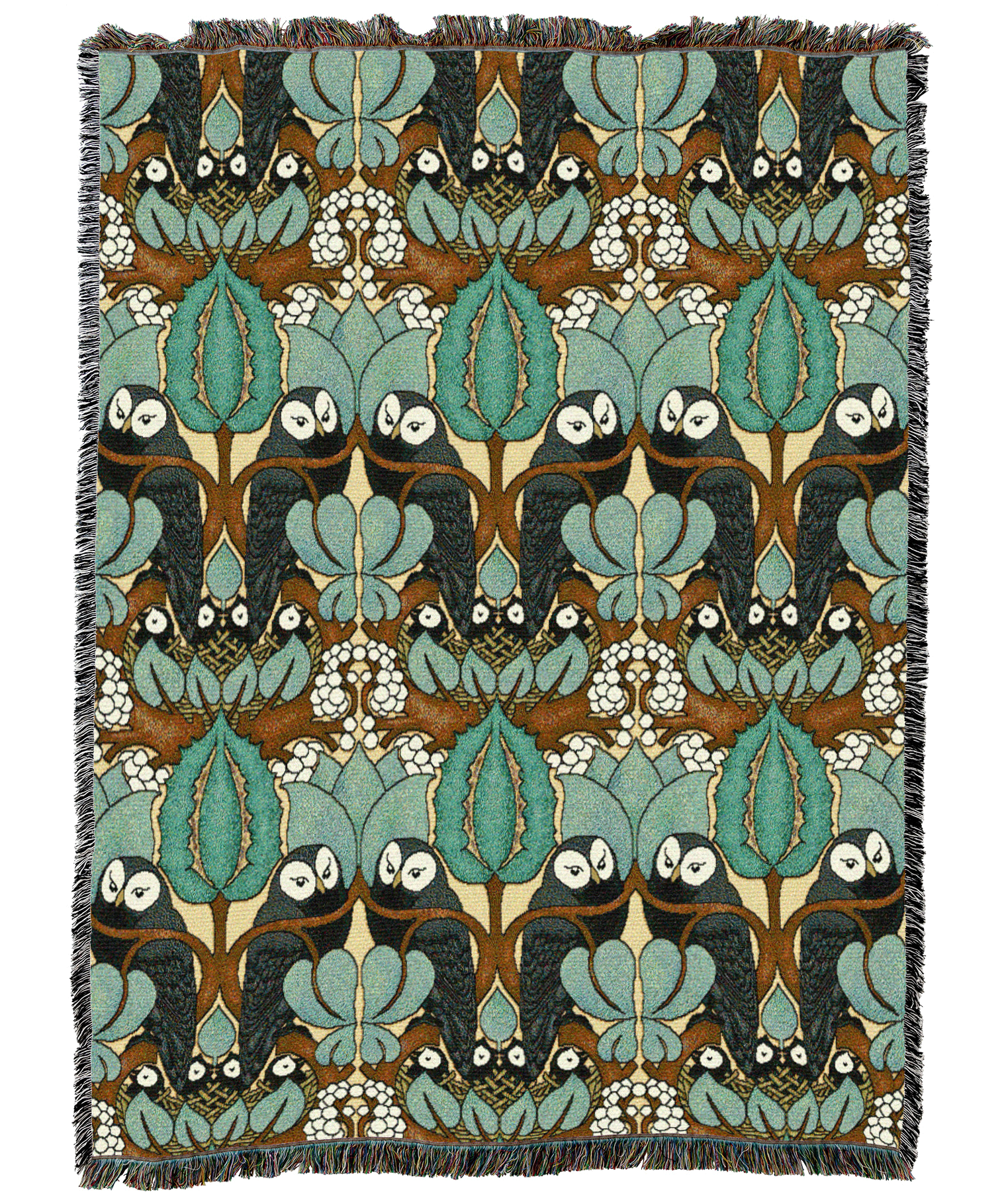 Cfa Voysey The Owl Black Blanket