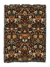 William Morris Lodden Sienna Blanket XL