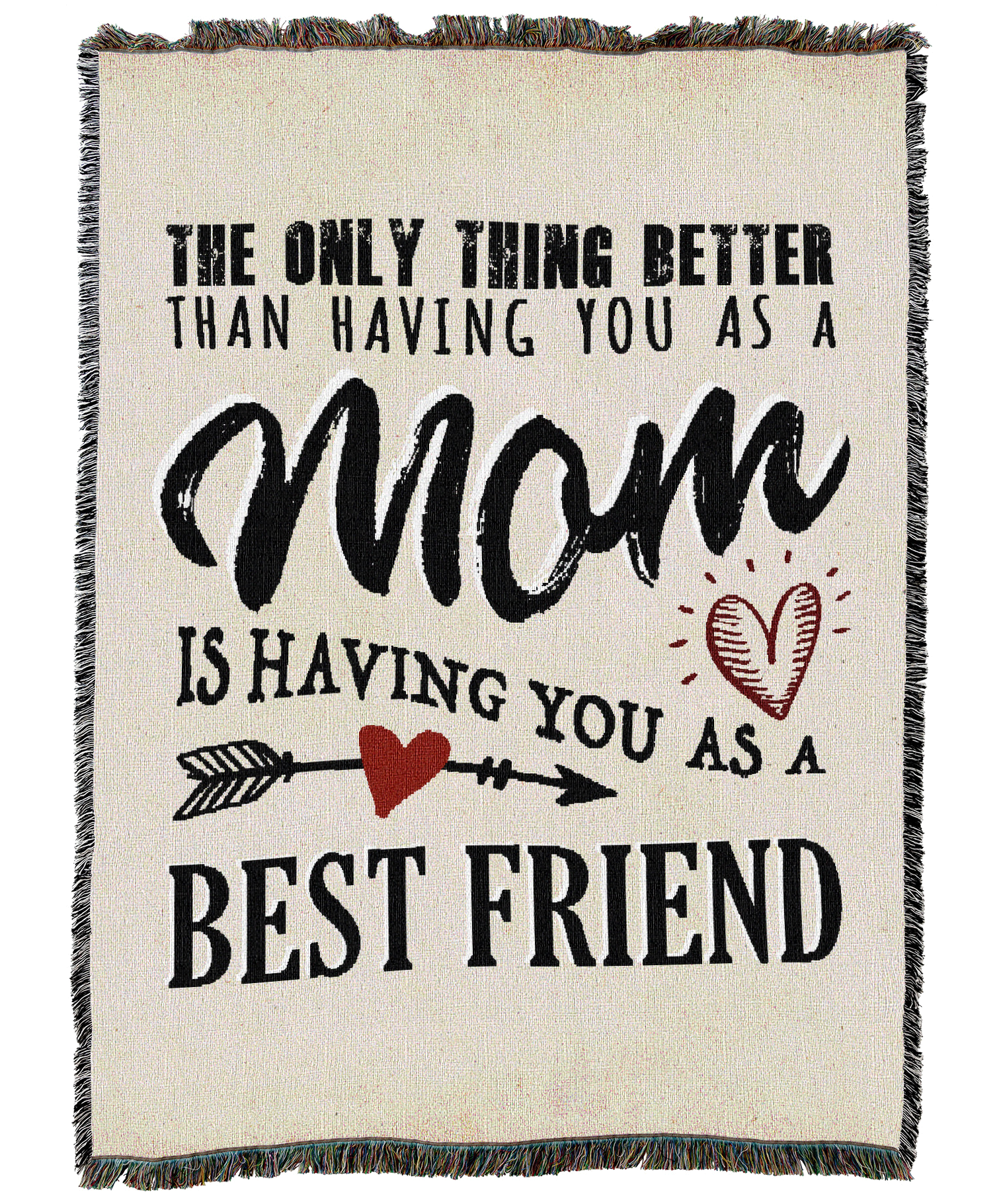 Only Thing Better Mom Friend Blanket