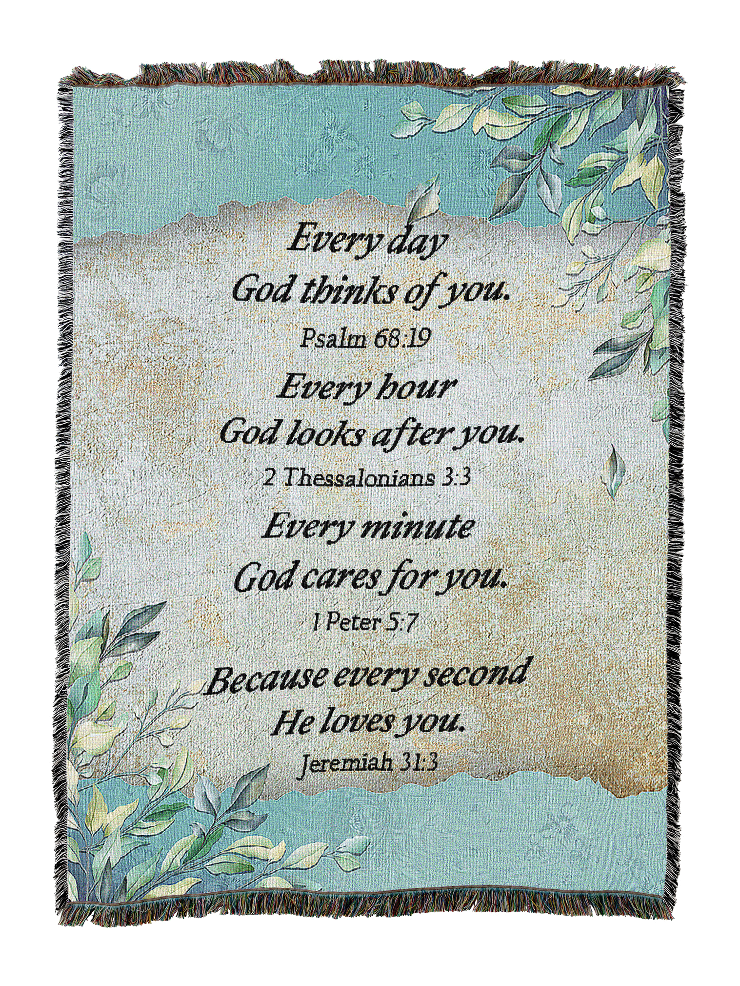 God Cares For You Blanket