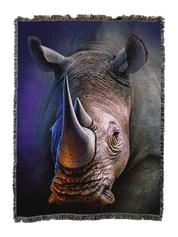 White Rhino Blanket