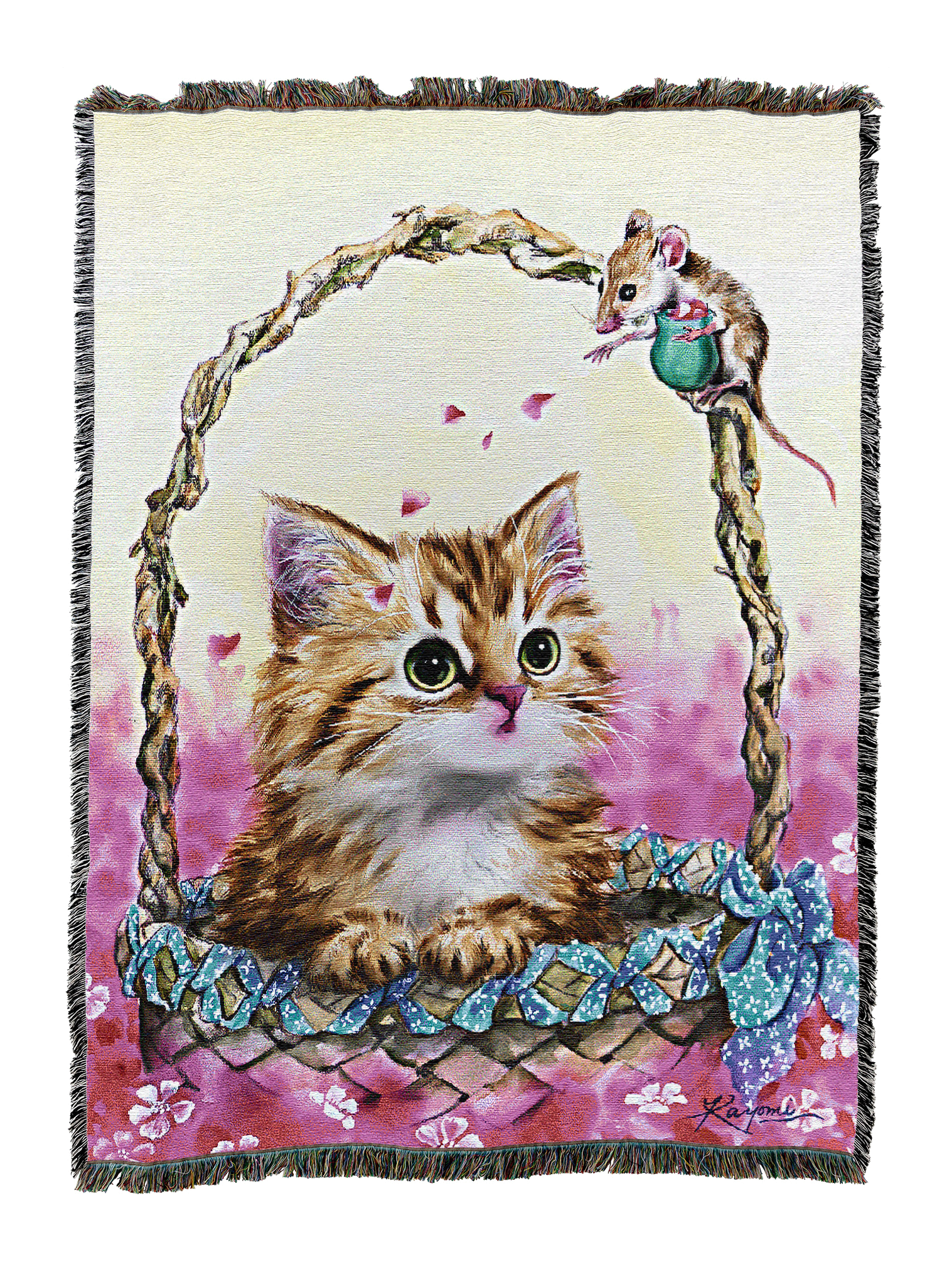 Pink Garden Blanket