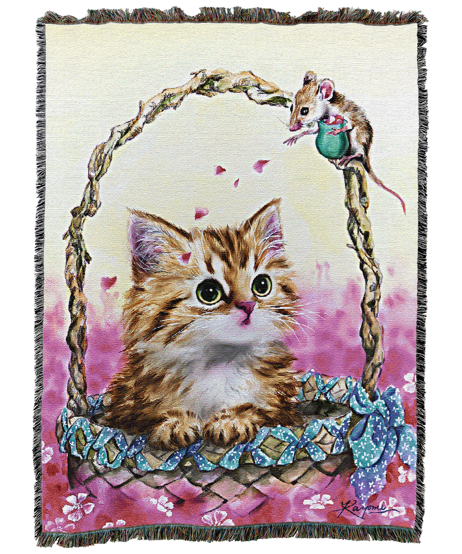 Pink Garden Blanket