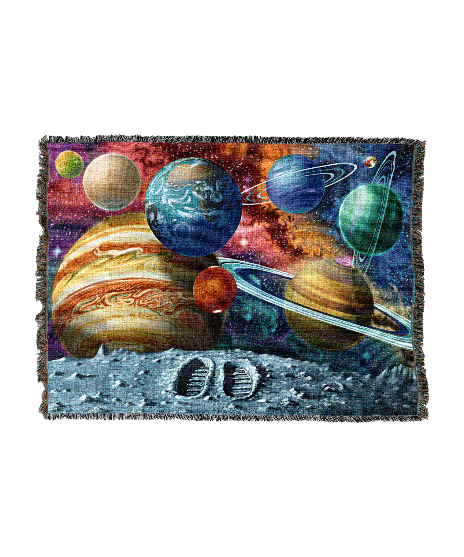 Space Steps Puzzle Blanket