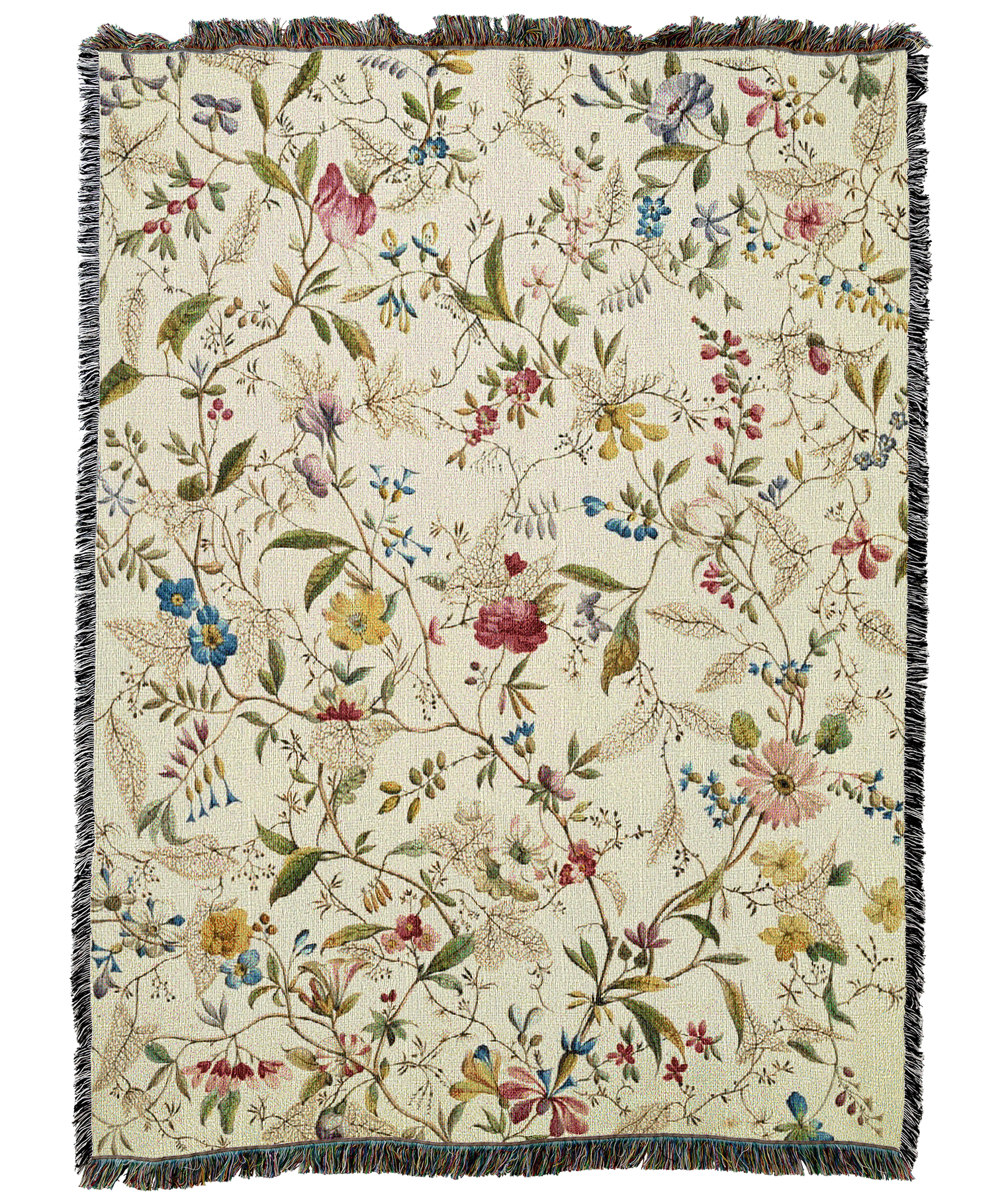 Wild Flowers Blanket by William Kilburn