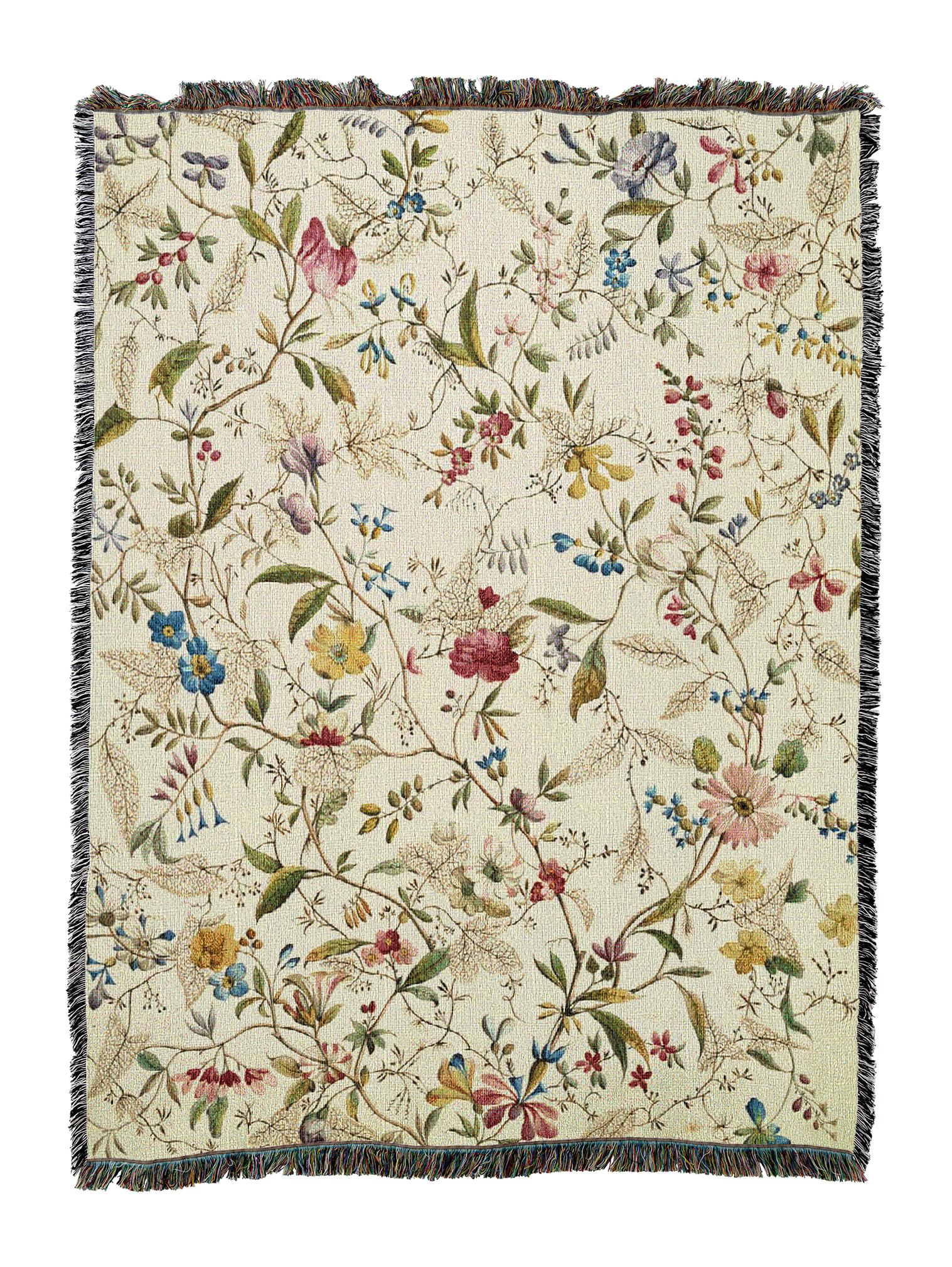 Wild Flowers Blanket by William Kilburn