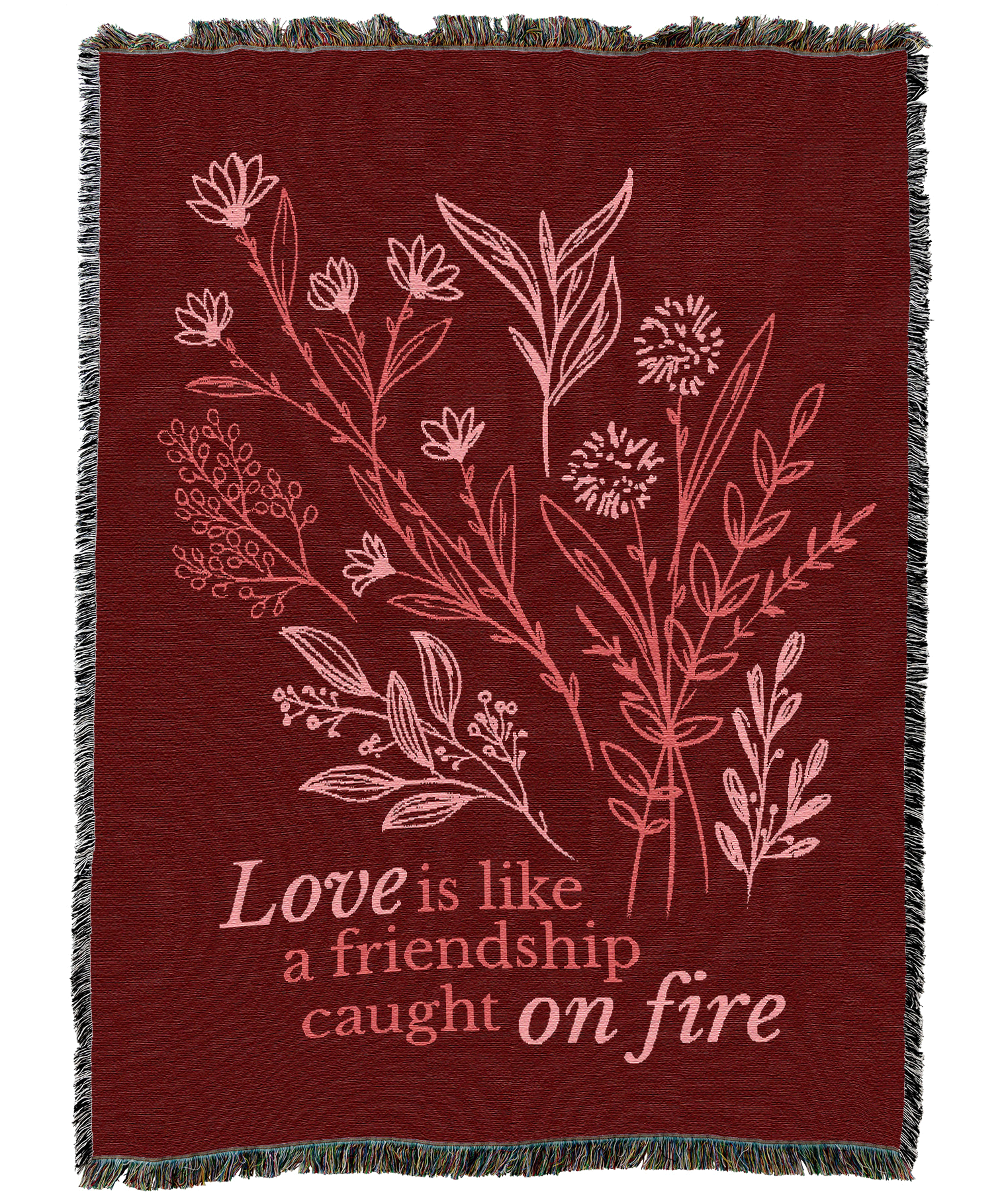 Love On Fire Blanket
