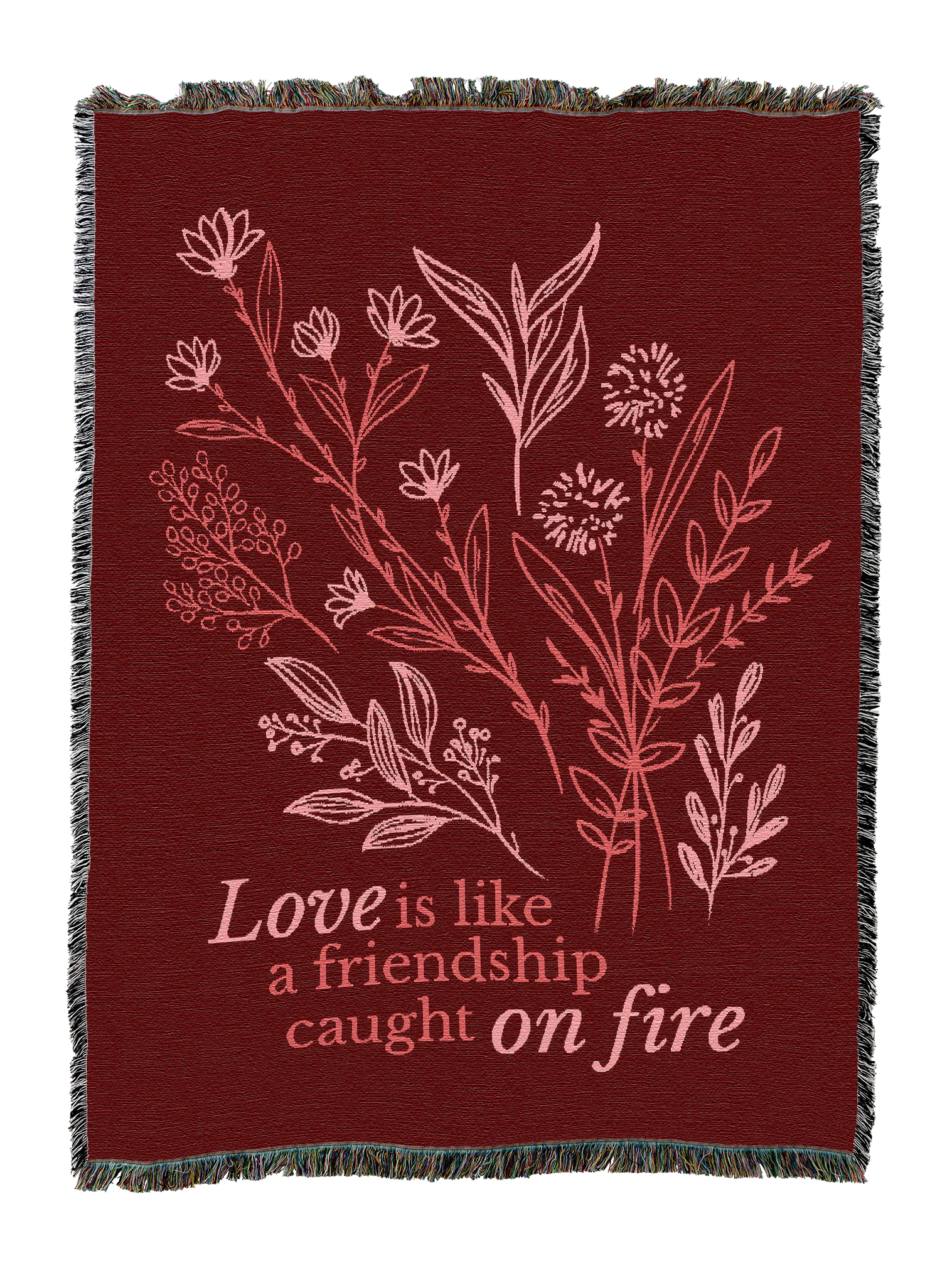 Love On Fire Blanket