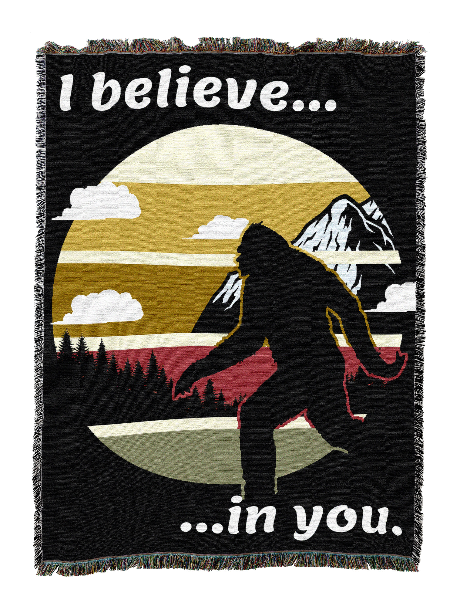 Squatch Believes In You Blanket XL