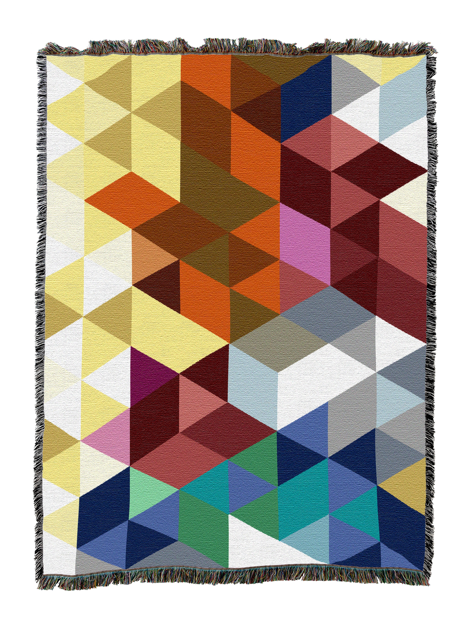 Geo Prism Burst Blanket
