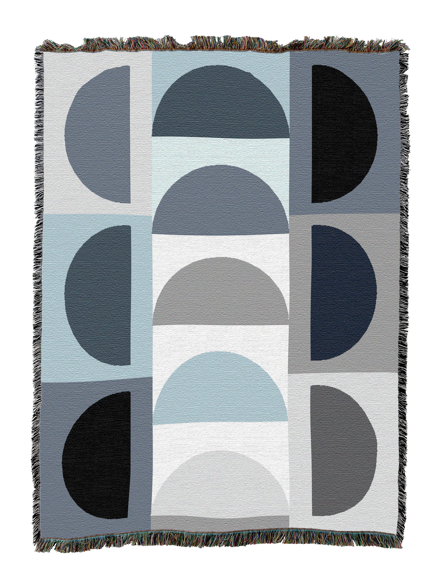 Semi Circle Monochrome Blanket