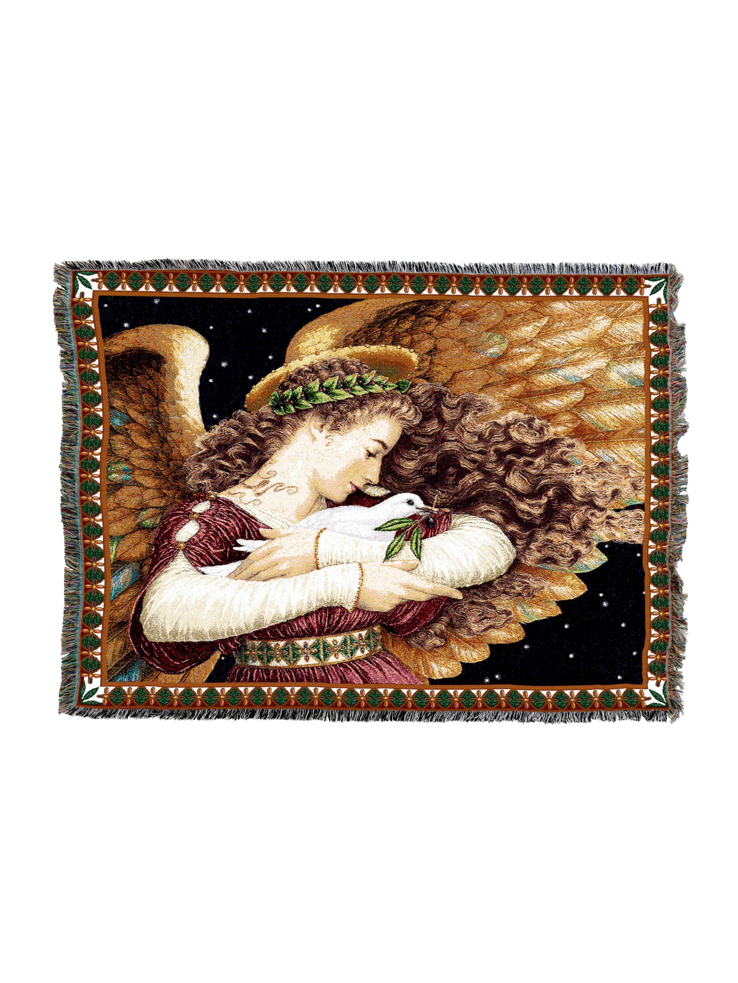 Angel And Dove Blanket