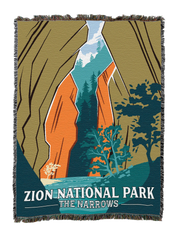 Zion National Park Narrows Blanket
