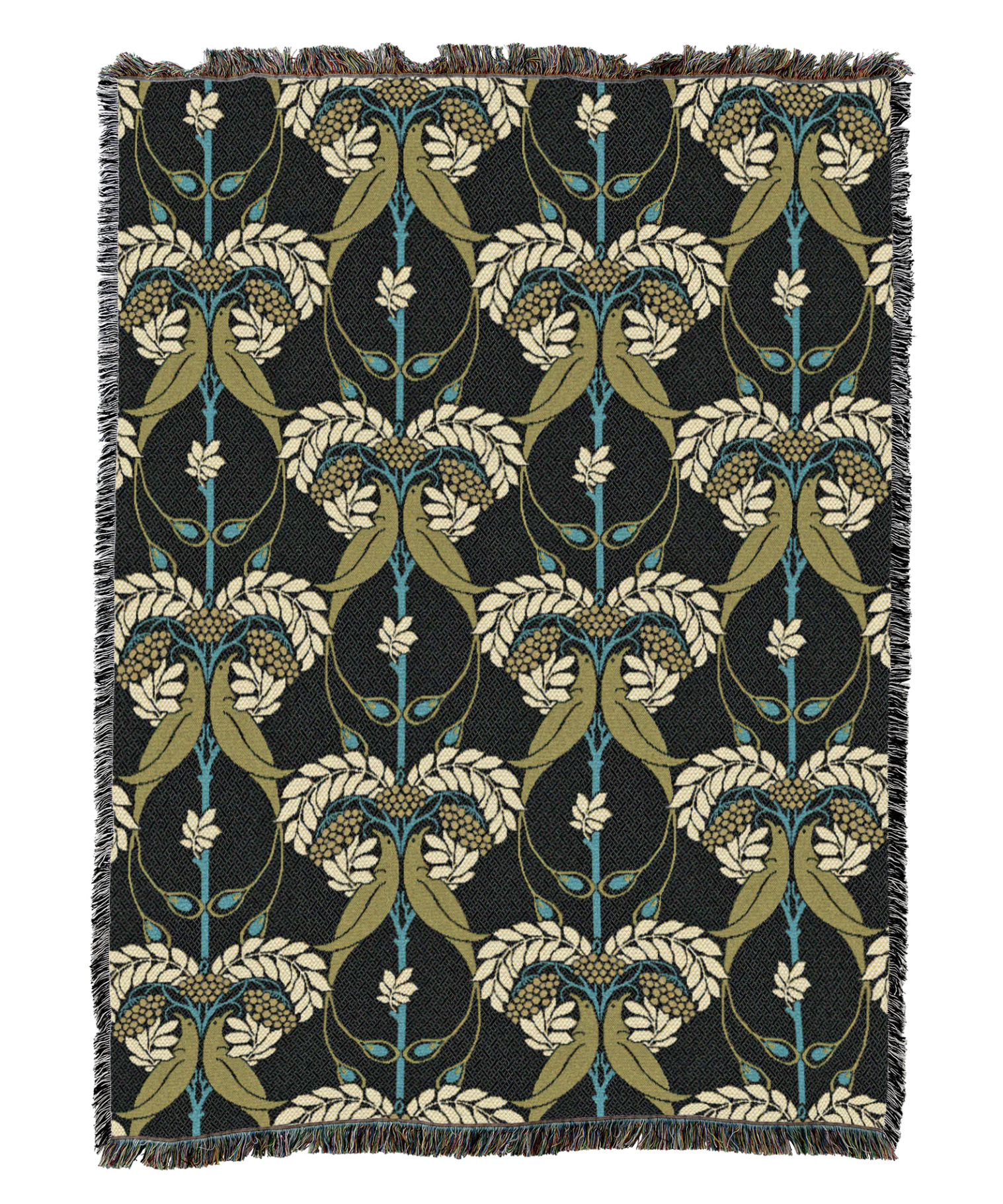 Cfa Voysey Rowan Tree Nocturne Blanket