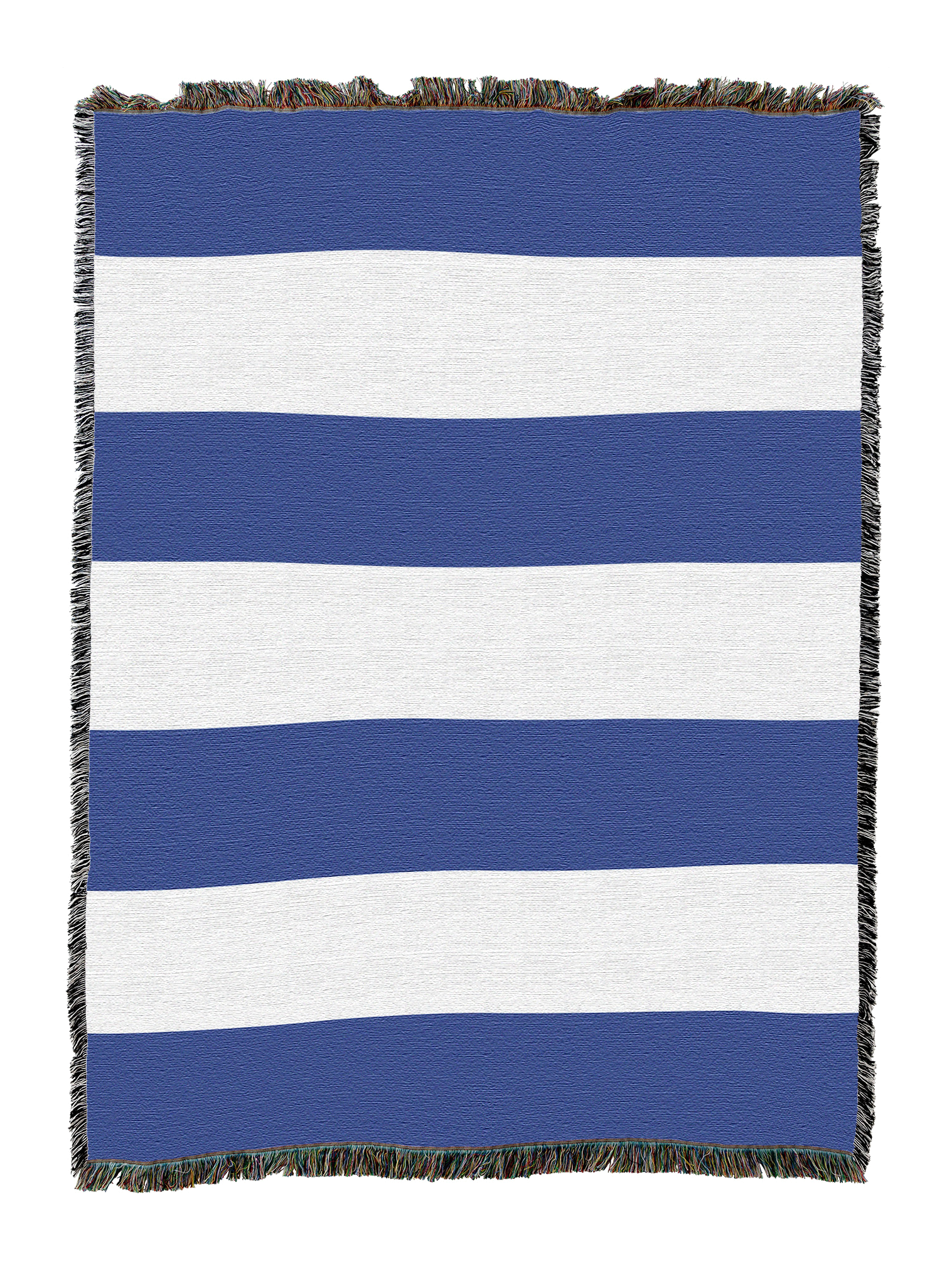 Color Block Blue Blanket