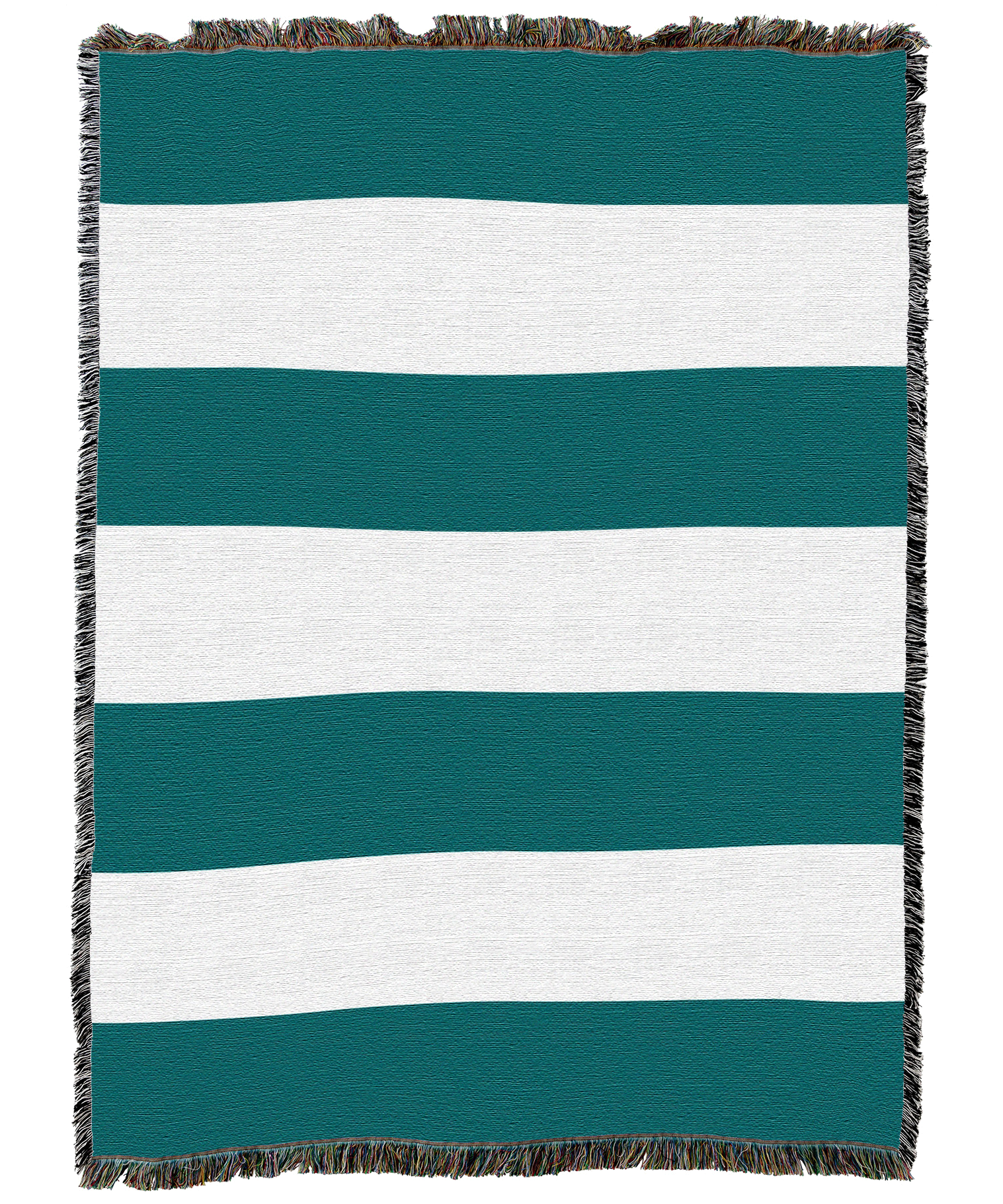 Color Block Teal Blanket