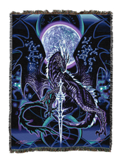 Night Blade Dragon Blanket