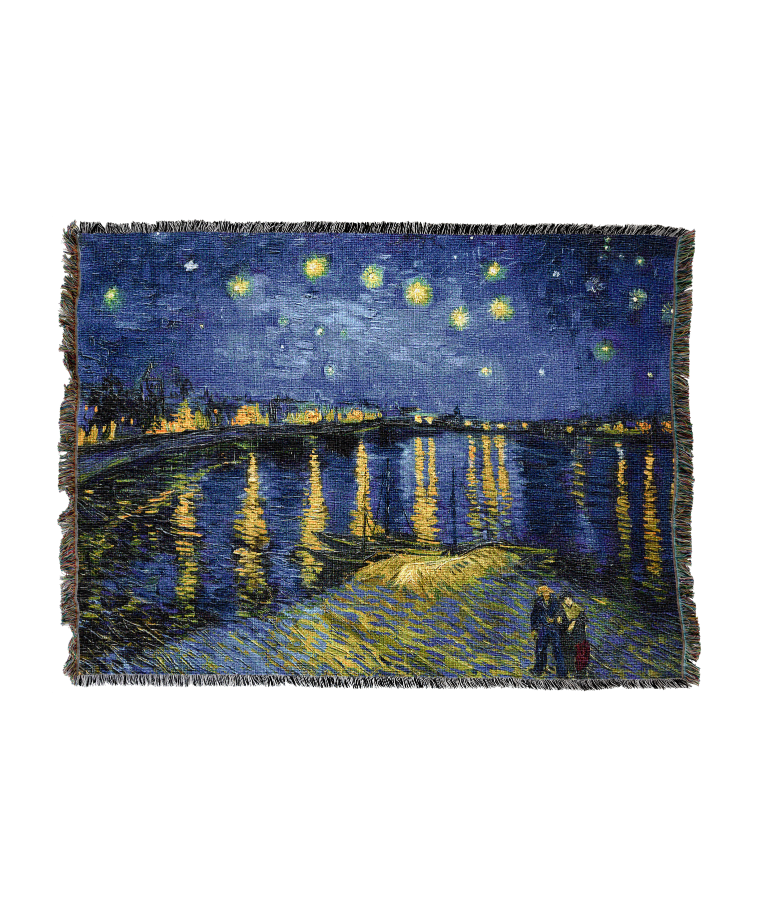 Starry Night Over the Rhone Blanket by Vincent van Gogh