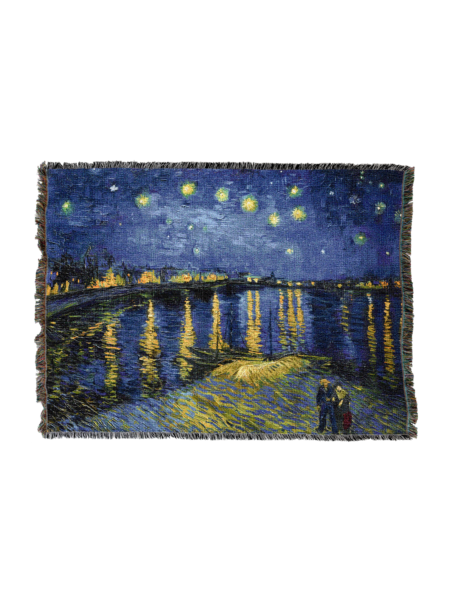 Starry Night Over the Rhone Blanket by Vincent van Gogh