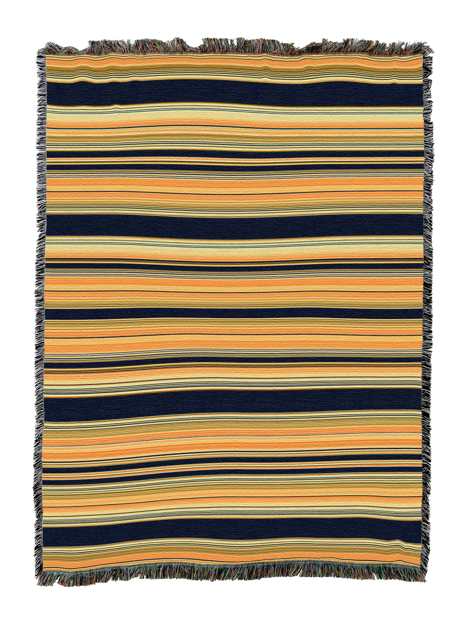 Pumpkin Fever Stripes Blanket