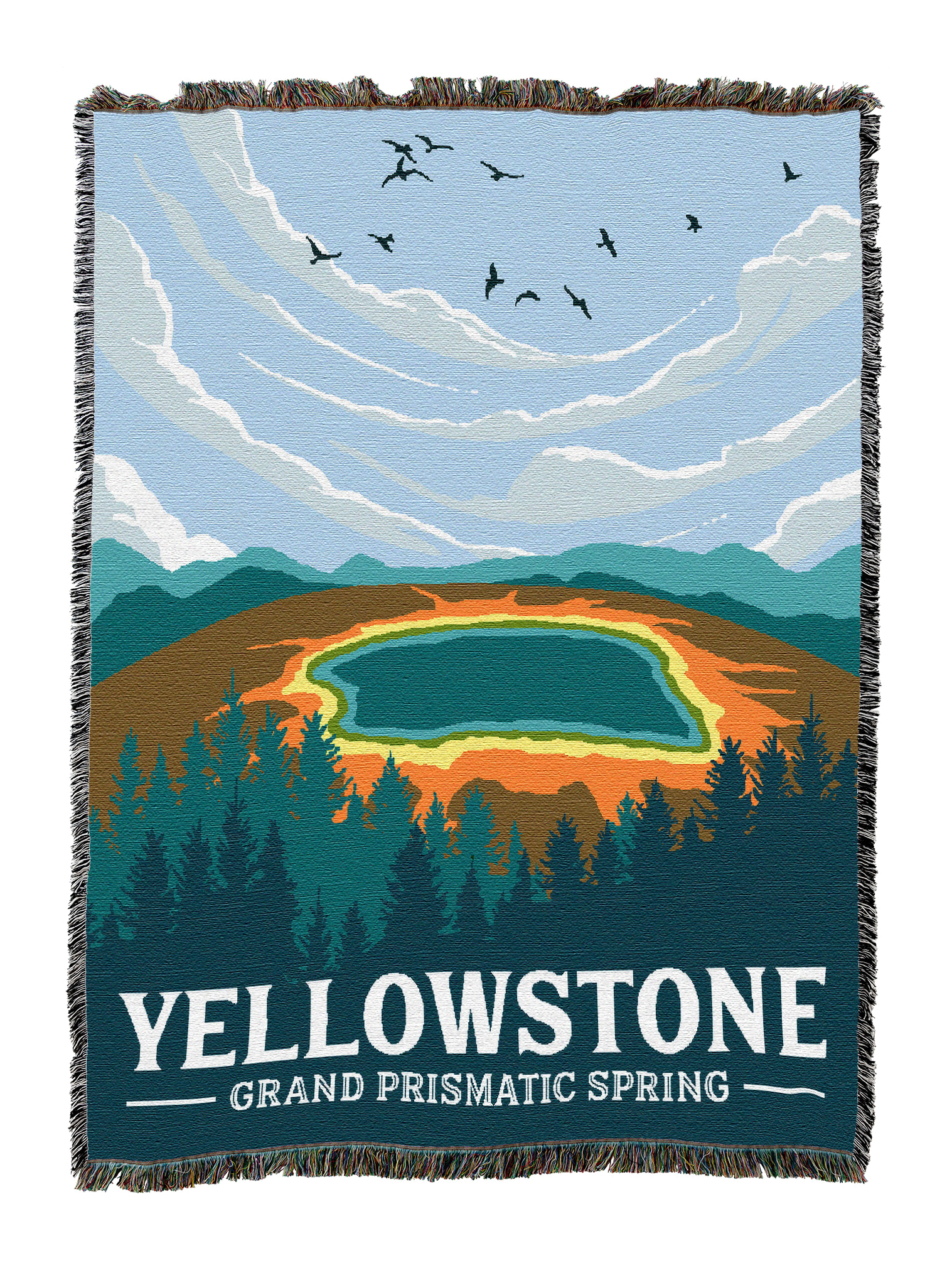 Yellowstone Prismatic Blanket XL