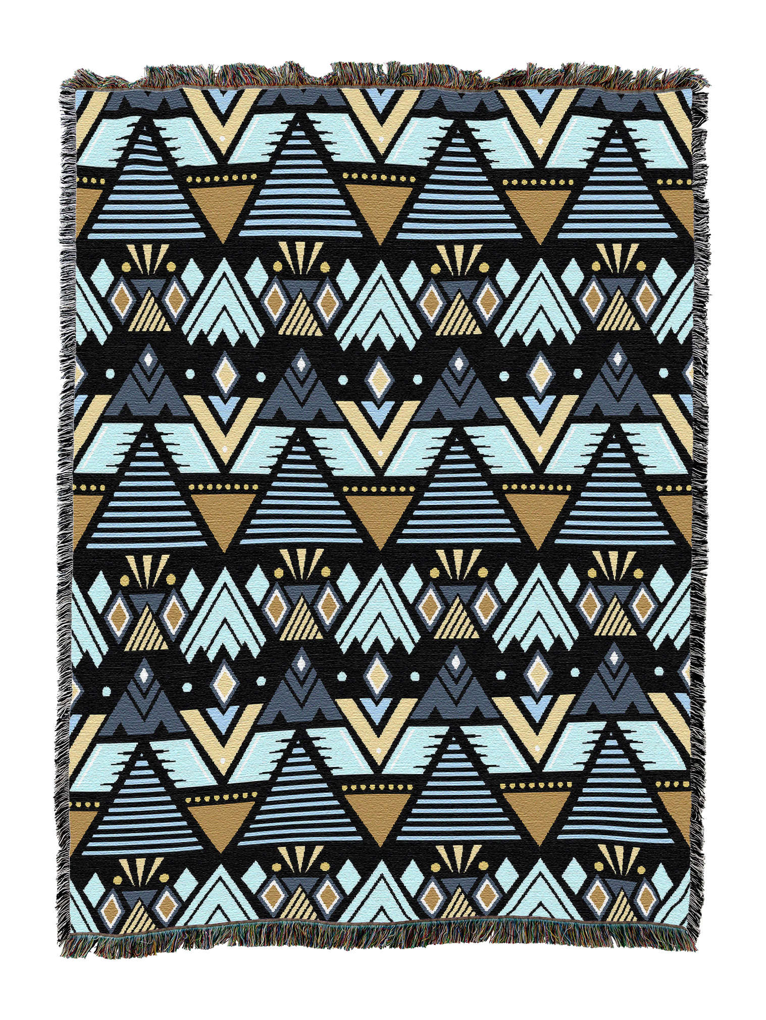 Mountain Range Pattern Blanket