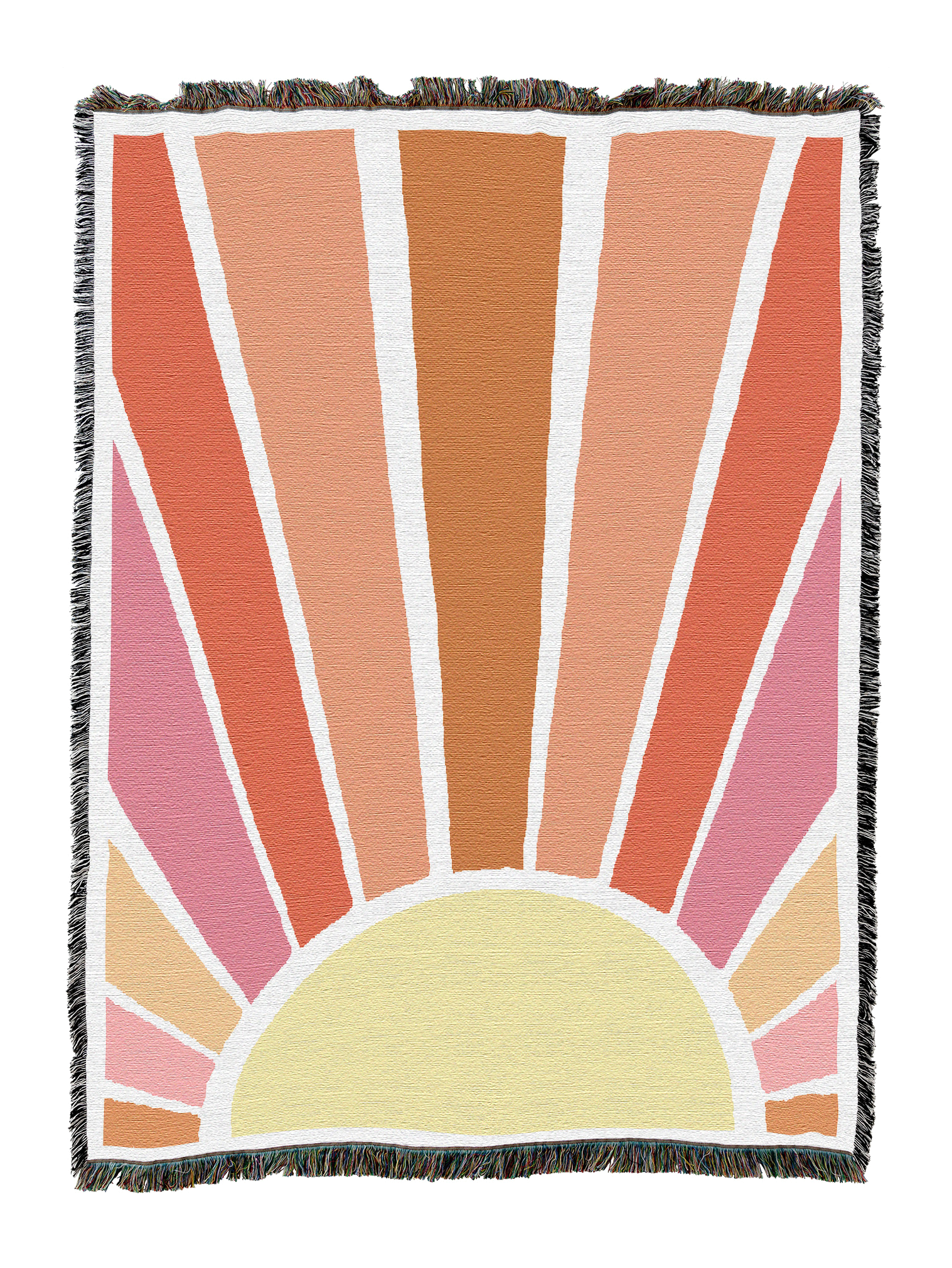 Retro Sunburst Blanket